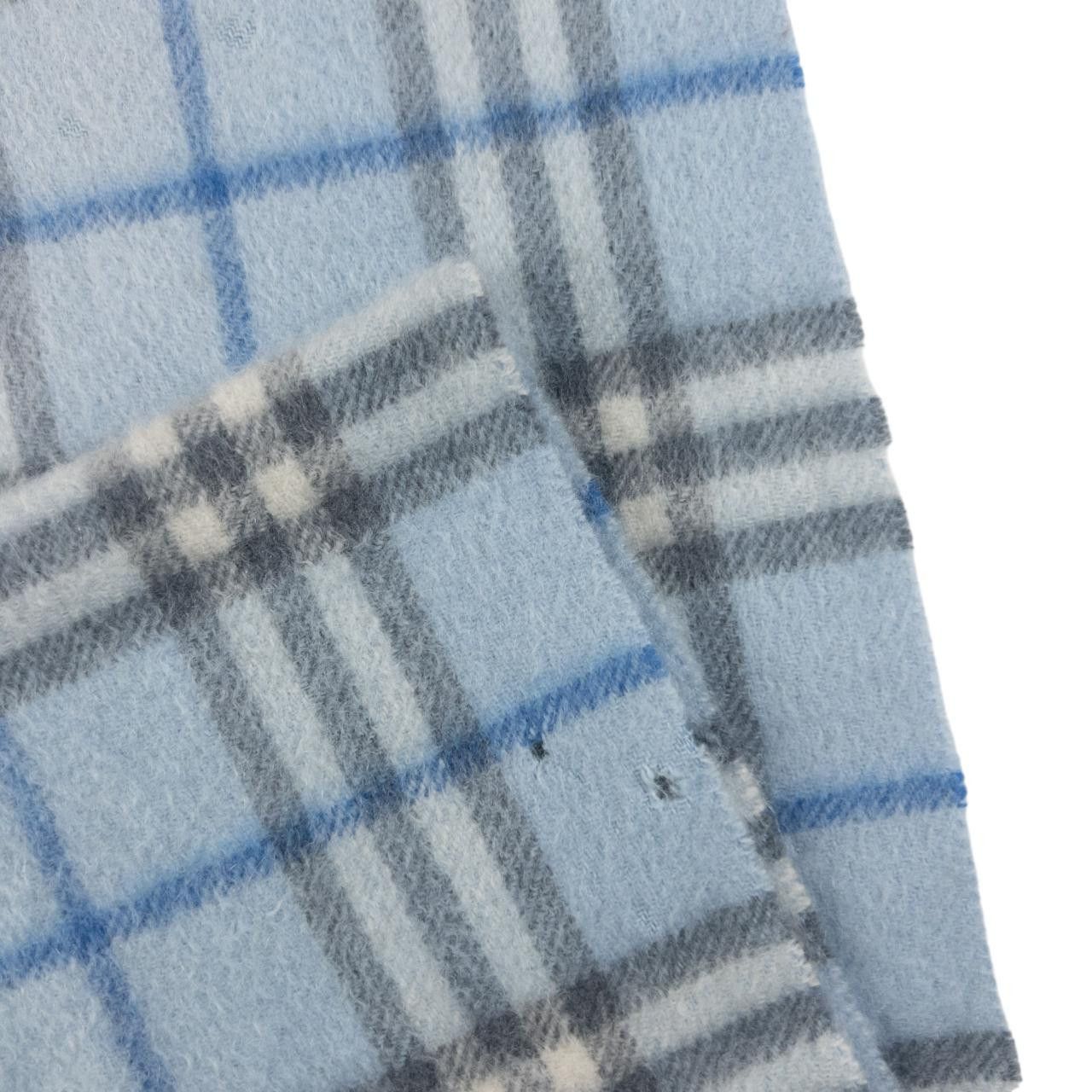 Burberry Vintage Burberry Cashmere Nova Check Tassel Scarf Size ONE SIZE - 6 Thumbnail