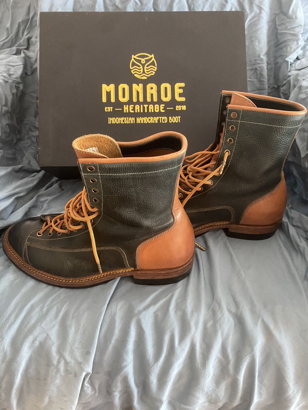 Handmade Monroe Heritage 8” LTT Badalassi Olivia - 11D Size US 11 / EU 44 - 2 Thumbnail