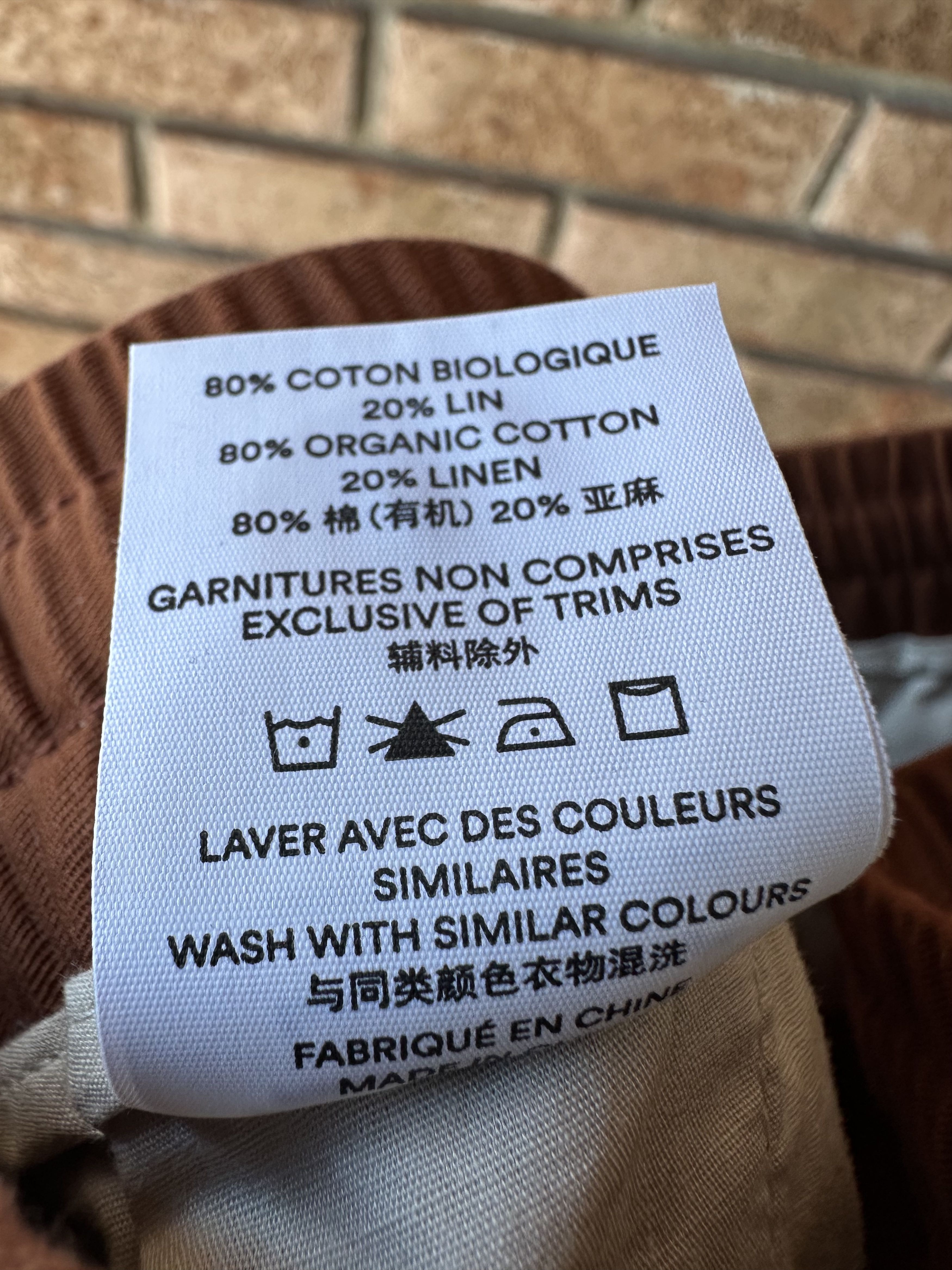 Frank & Oak Cotton Linen Shorts Size US 30 / EU 46 - 7 Thumbnail