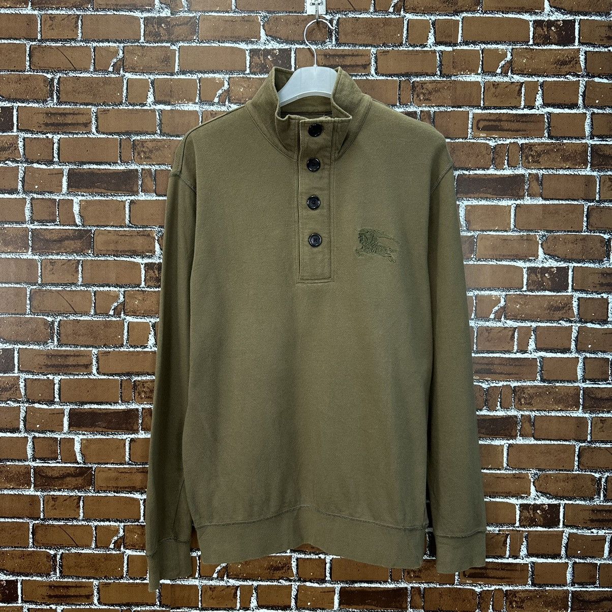 パーカー・フーディ Burberry Rory Ck' Green Cotton Sweatshirt Burberry BURBERRY 'Rory Ck' Green Cotton Sweatshirt | Grailed