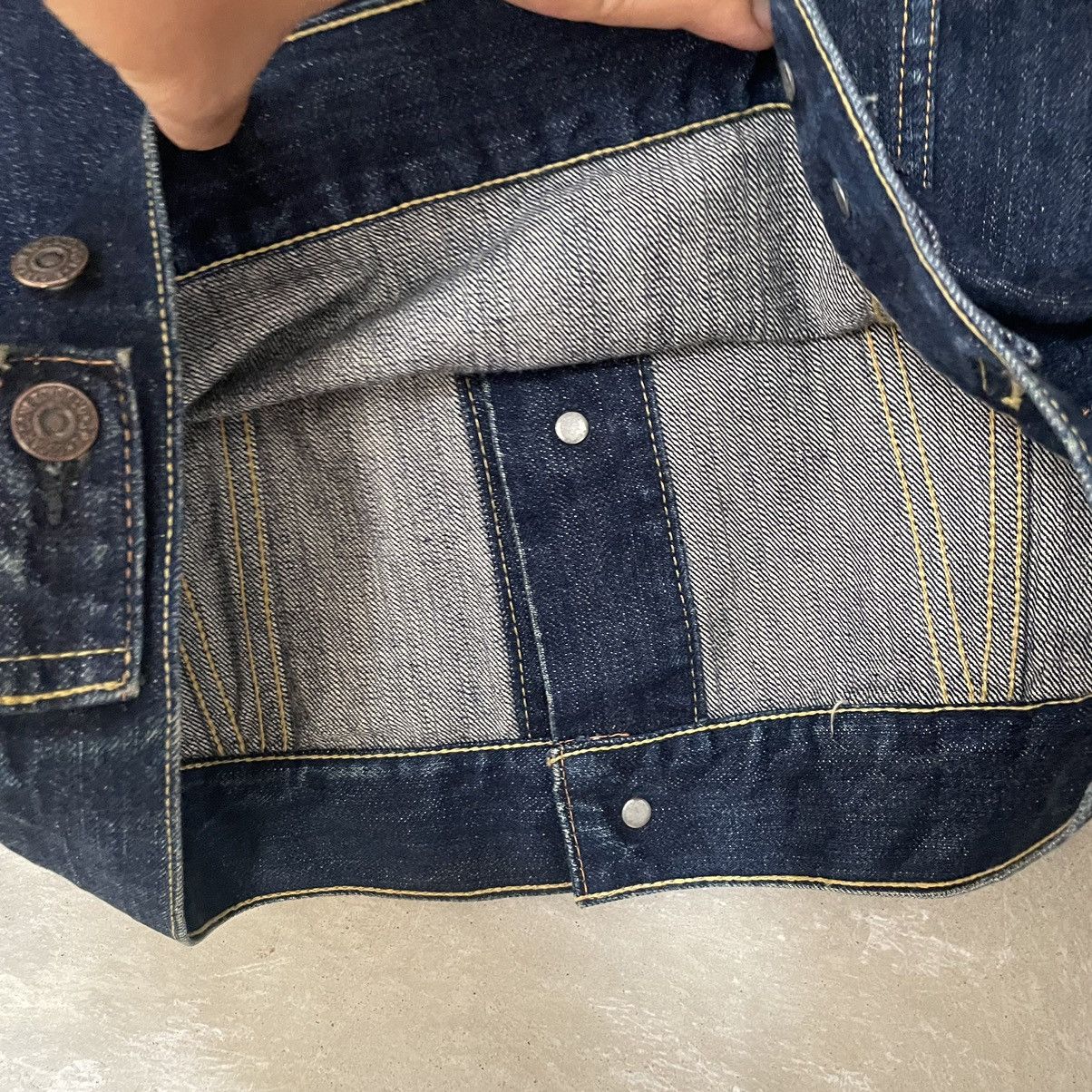Sugar Cane × Toyo Enterprises Sugarcane 14.25Oz Denim Trucker Jacket Type 3 Model 1962 Size US M / EU 48-50 / 2 - 12 Thumbnail