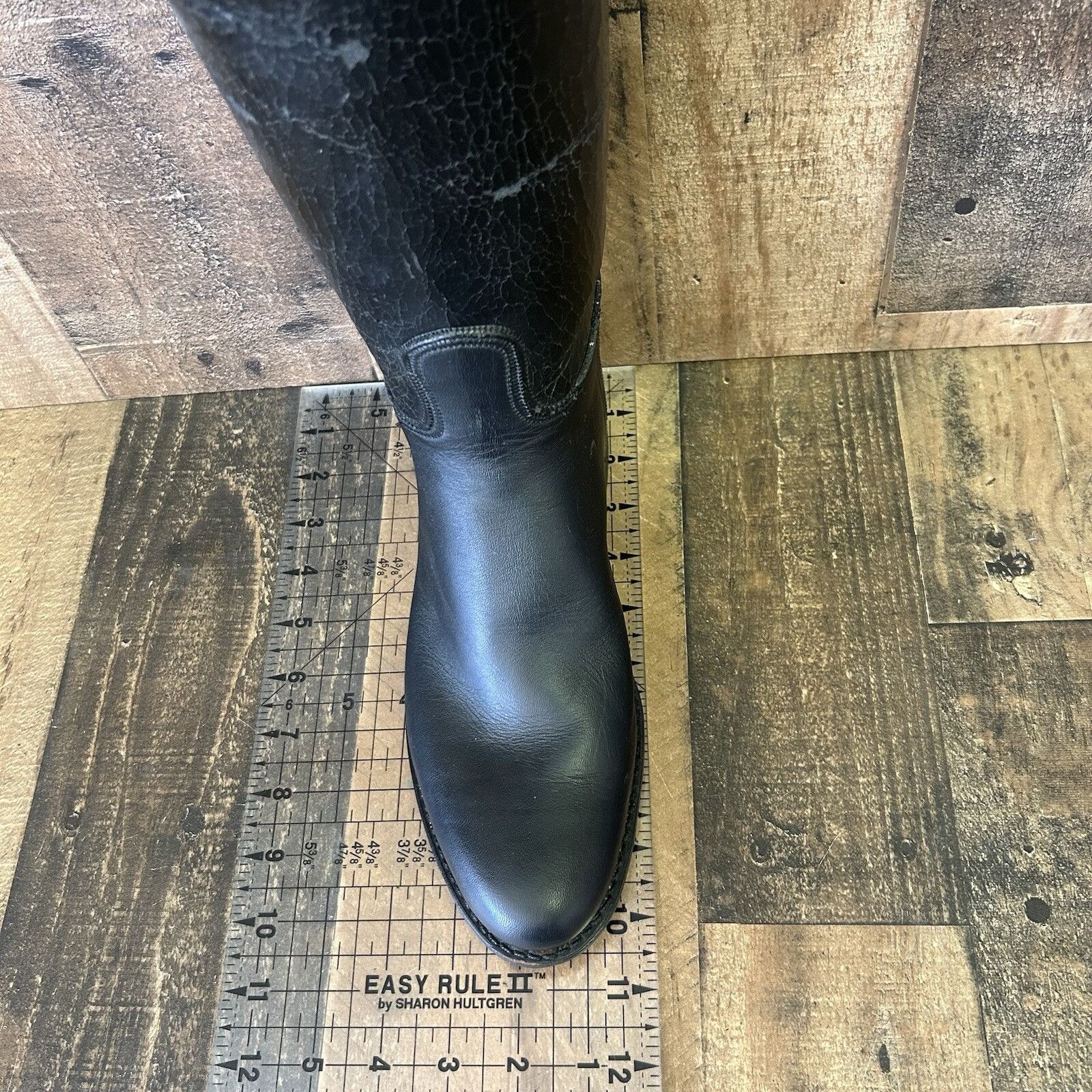 Vintage Dehners Vintage 42739 Tall Riding Western Boots Womens 7 C Size US 7 / IT 37 - 4 Thumbnail
