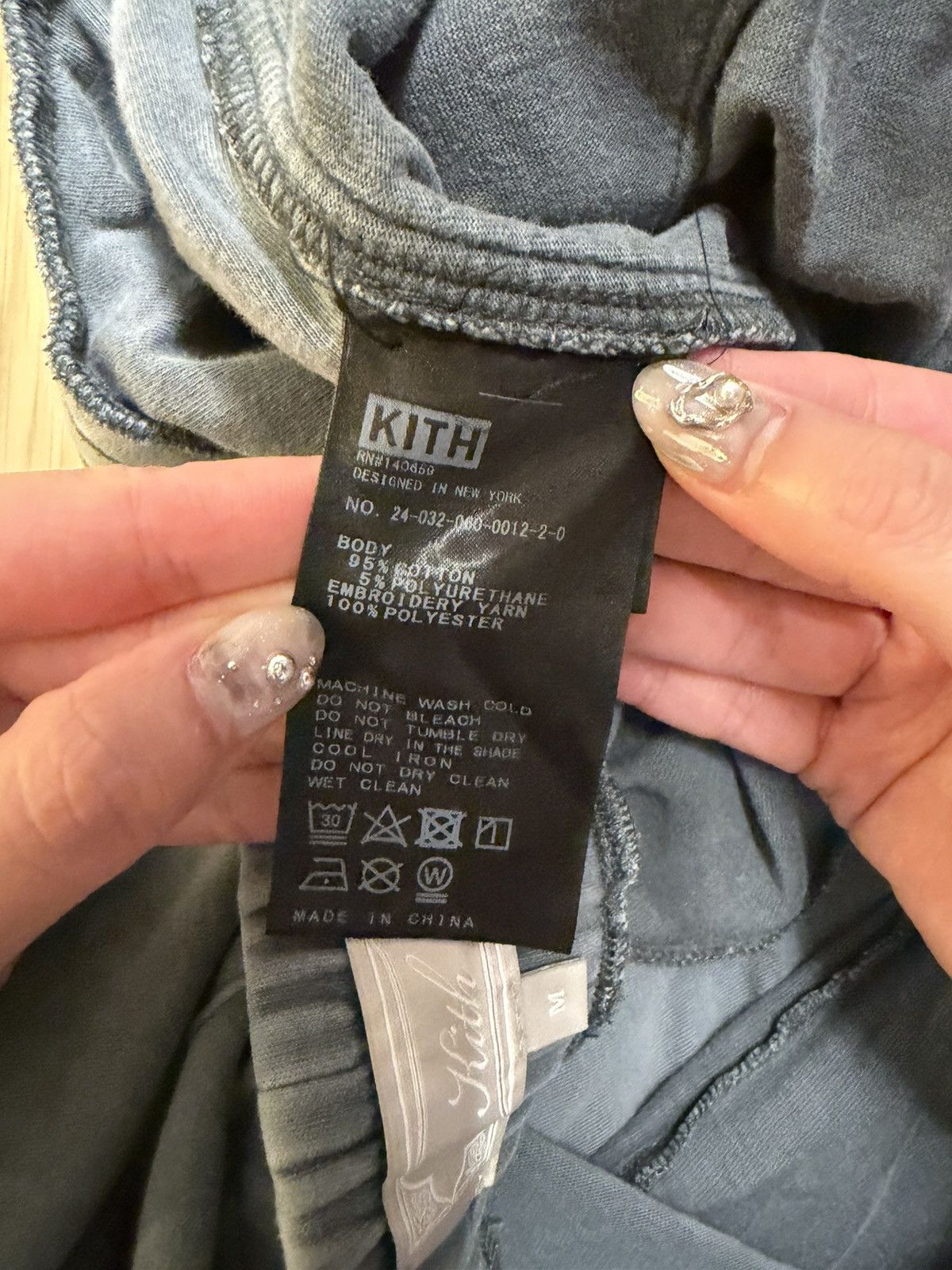 Kith Kith Script Logo Washed Sweat Shorts — Medium Size US 32 / EU 48 - 5 Thumbnail