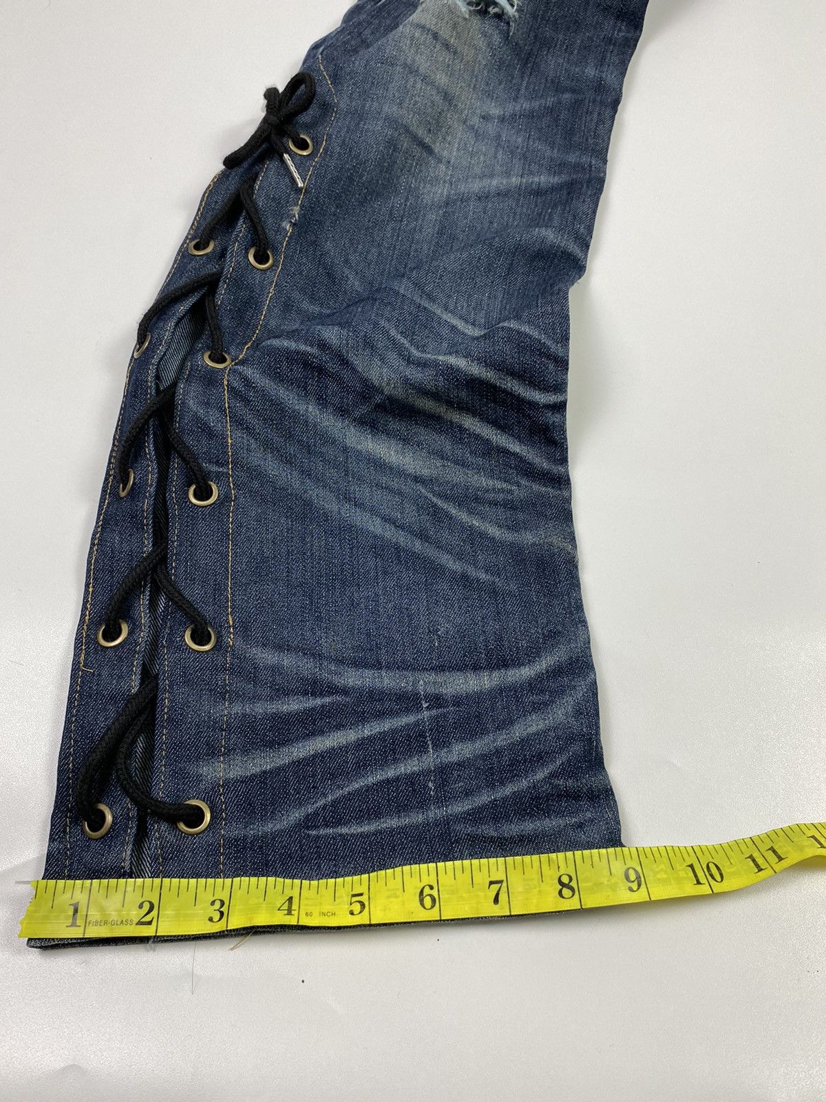Jean lace up gaudi homme mudwash pant ifsixwasnine vkei style Size US 31 - 11 Thumbnail