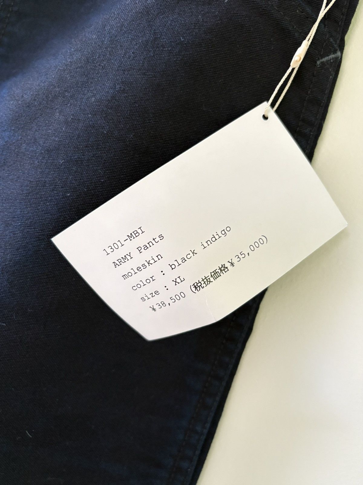 Post Overalls DARK BLUE MOLESKIN WORK PANTS FROM POST O ALLS Size US 36 / EU 52 - 2 Thumbnail
