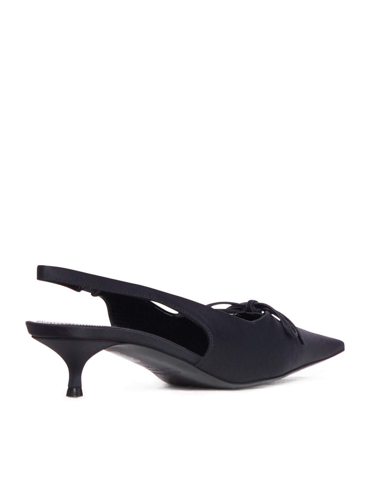 Balenciaga o1srvl11e0426 Knife Bow 40mm Slingback in Black Size US 11 / IT 41 - 3 Thumbnail