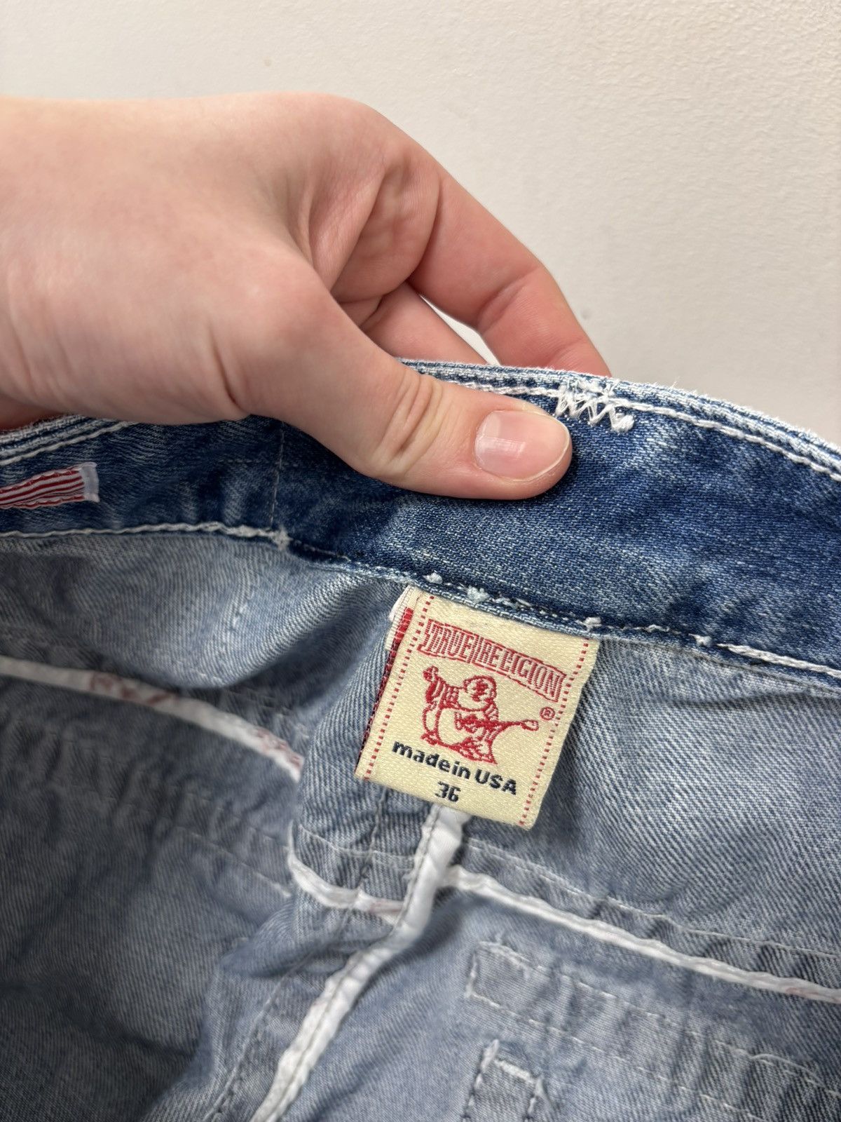 True Religion True Religion NWT Joey Super T Men’s Washed Blue Denim Jeans Size US 36 / EU 52 - 11 Thumbnail
