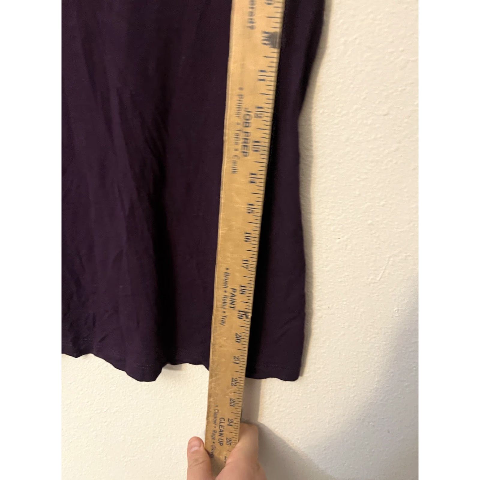 H&M H&M Basic T-Shirt Maroon Women M Casual Solid Lightweight All Seasons Regular Womens Size M / US 6-8 / IT 42-44 - 4 Thumbnail