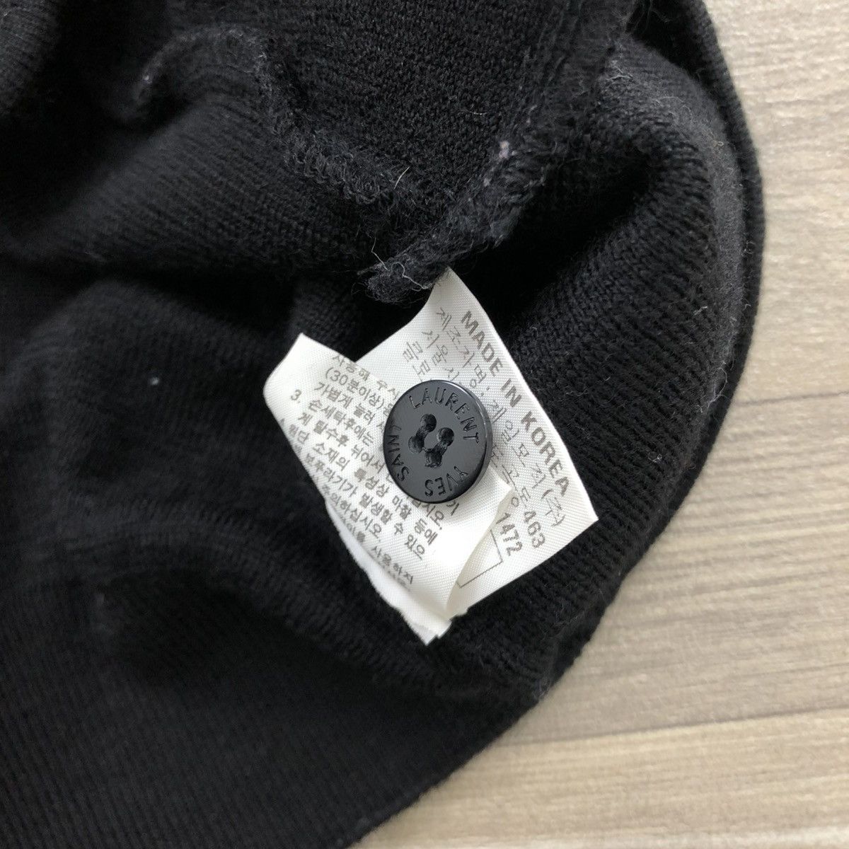 Yves Saint Laurent Vintage Yves Saint Laurent Pour Homme Knit Vest Black Luxury Size US L / EU 52-54 / 3 - 12 Thumbnail