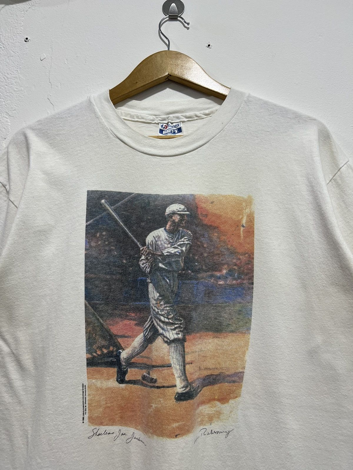 Vintage Vintage 90’s Field Of Dreams Joe Jackson Sketch Art Tshirt Size US L / EU 52-54 / 3 - 2 Thumbnail
