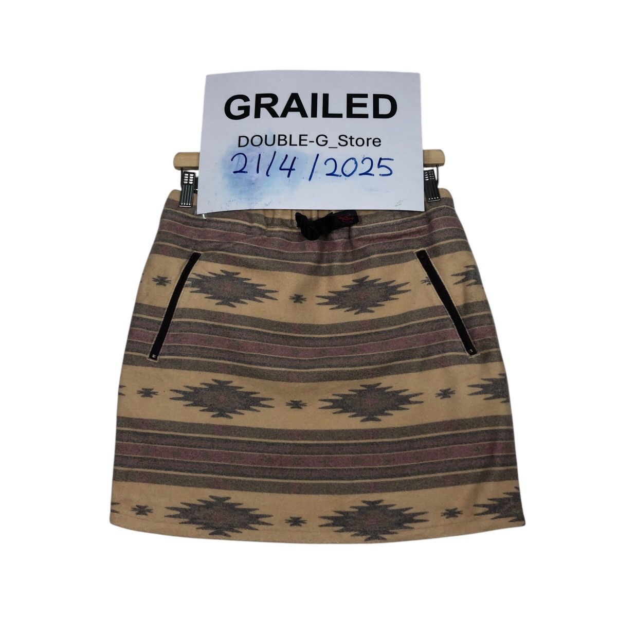 Gramicci 📌Vintage Wool Skirt Gramicci Navajo Native Aztec Design Usa Size 28" / US 6 / IT 42 - 1 Thumbnail