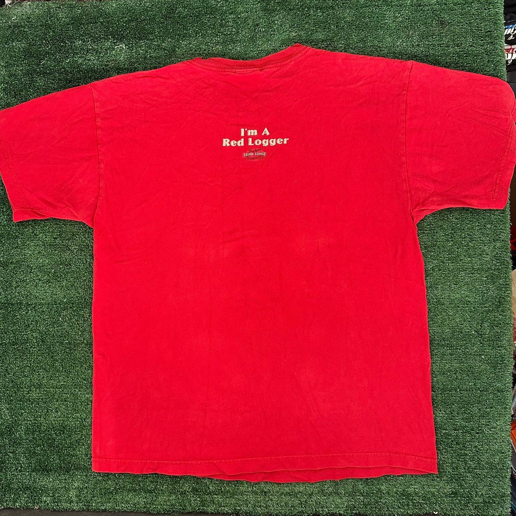 Vintage Vintage 90s Leinenkugel's Red Lager T-Shirt Boxy Grunge Beer Size US XL / EU 56 / 4 - 4 Thumbnail