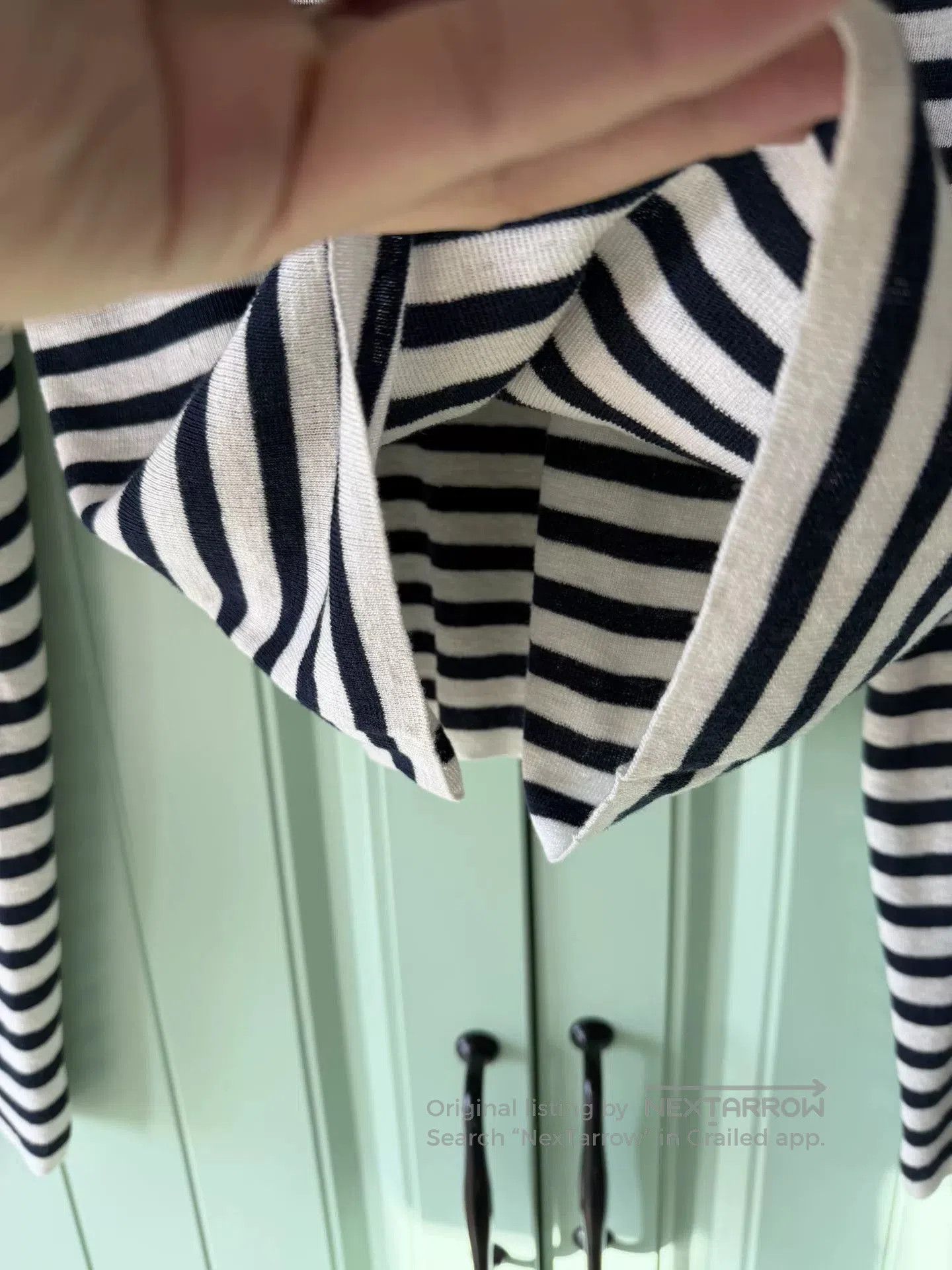 Dior Dior Blue White Striped Knitwear. Size S / US 4 / IT 40 - 6 Thumbnail