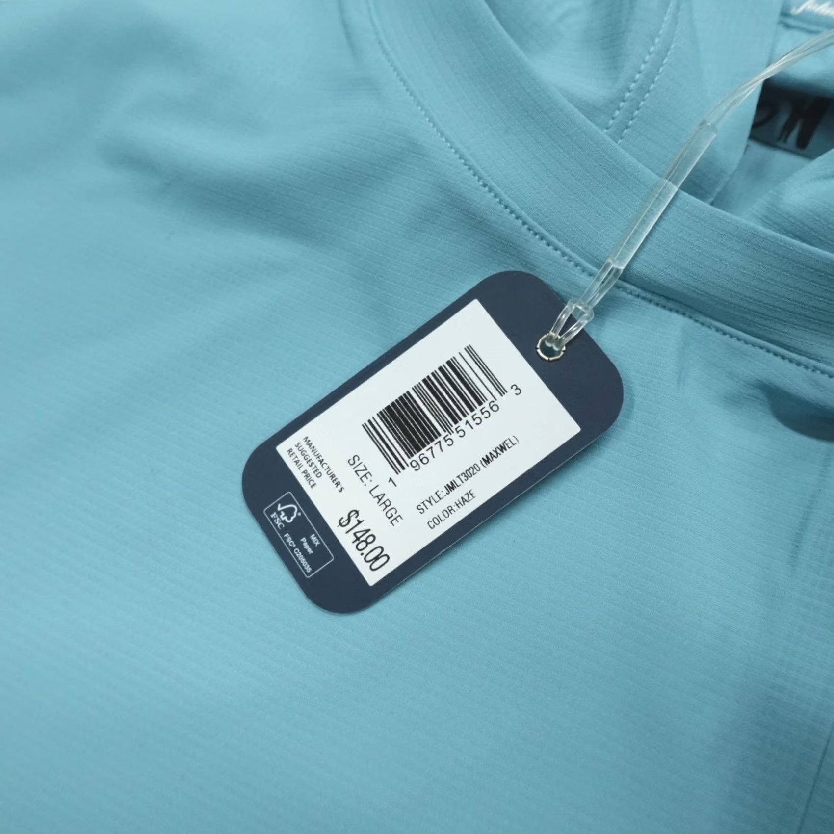 johnnie-O johnnie-O Hoodie Mens Size L Blue Breathable Lightweight Logo Performance Pullover Sports Size US M / EU 48-50 / 2 - 3 Thumbnail