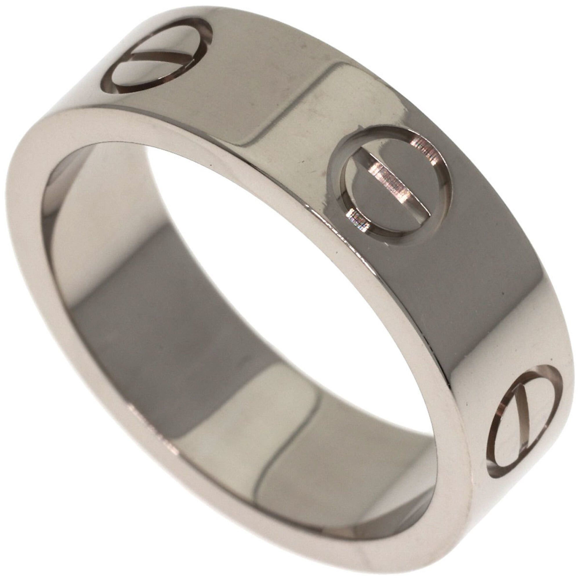 Cartier Cartier Love Ring #50, 18K White Gold, Women's Ring, CARTIER Size ONE SIZE - 1 Thumbnail