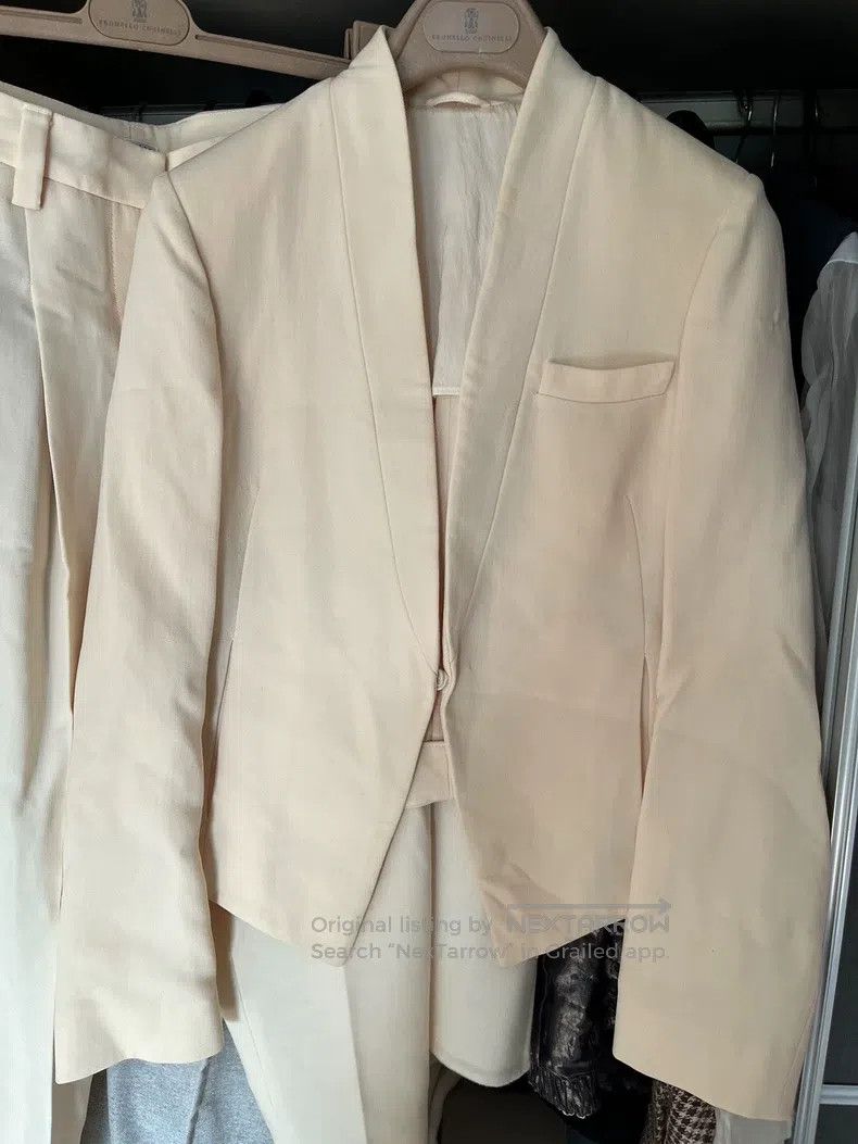 Brunello Cucinelli Brunello Cucinelli Wool business suit set Size S / US 4 / IT 40 - 2 Thumbnail