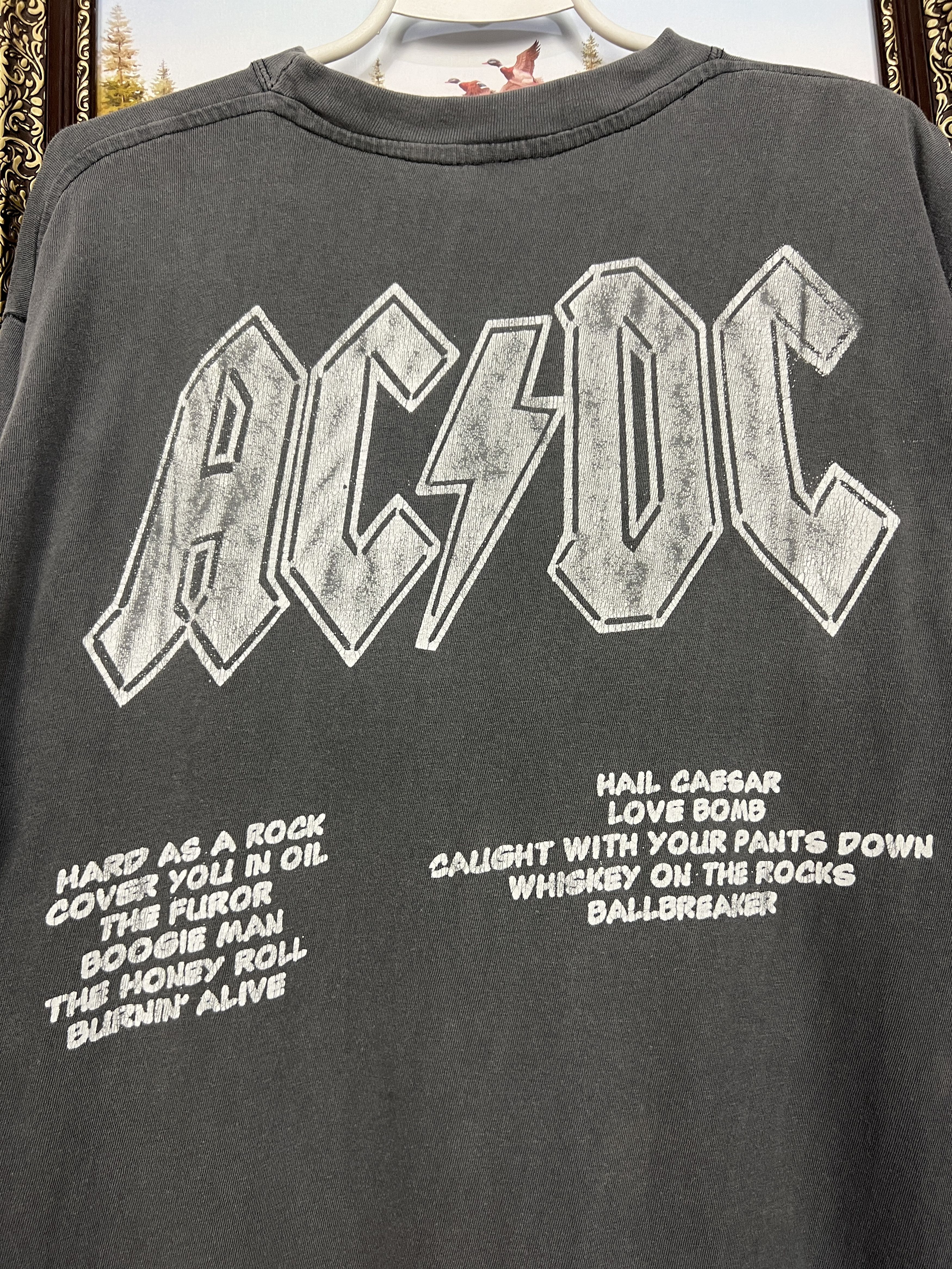 Vintage Vintage 90's Ac/Dc Ballbreaker Tour Concert Band Tee Shirt Size US M / EU 48-50 / 2 - 9 Thumbnail