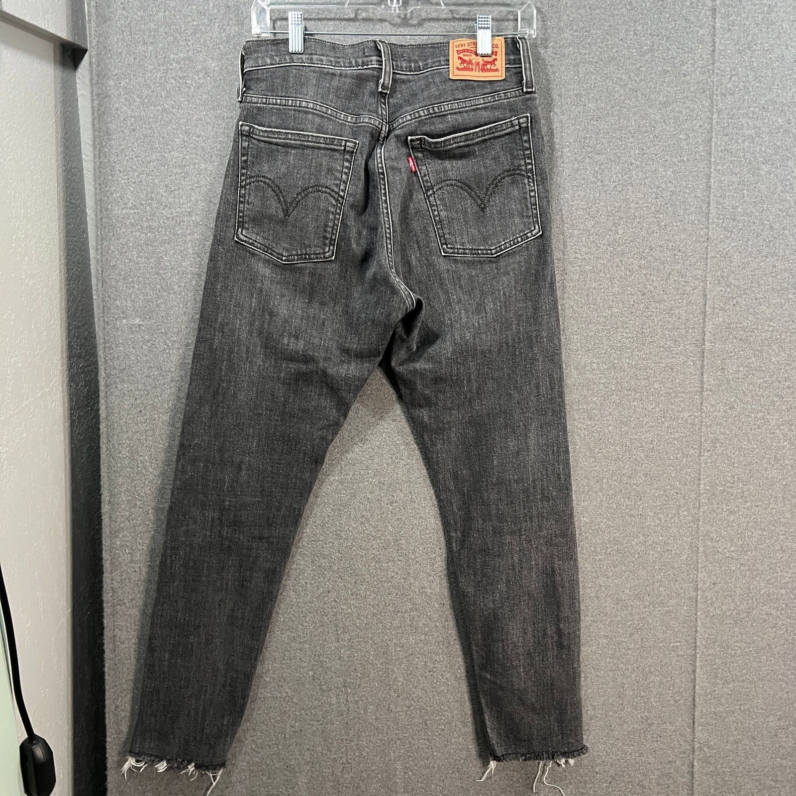 Levi's Levi's Wedge Skinny Button fly Gray Black Size 29 Size 29" - 2 Thumbnail