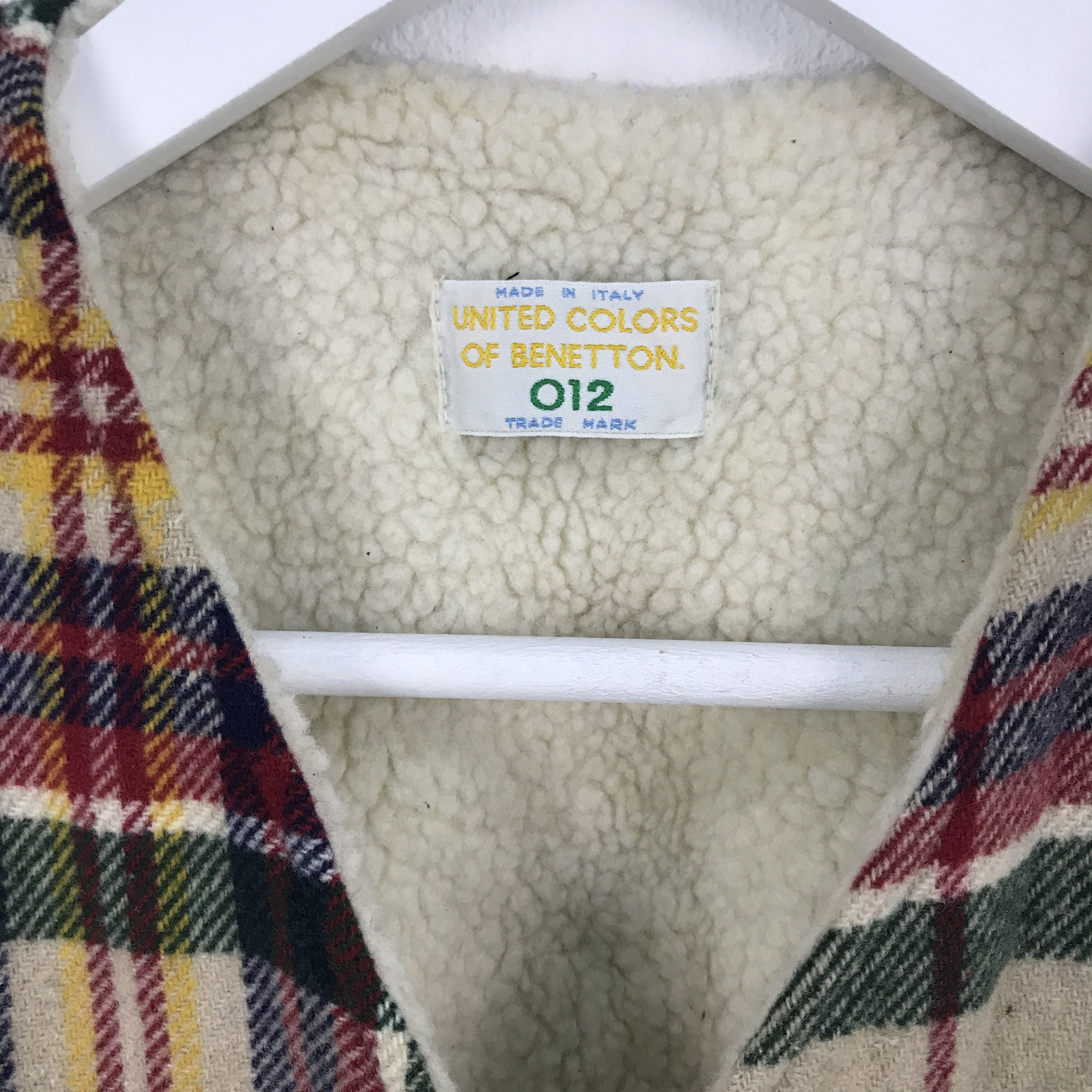 United Colors Of Benetton Rare united colours of benetton Flannel vest Size US L / EU 52-54 / 3 - 2 Thumbnail