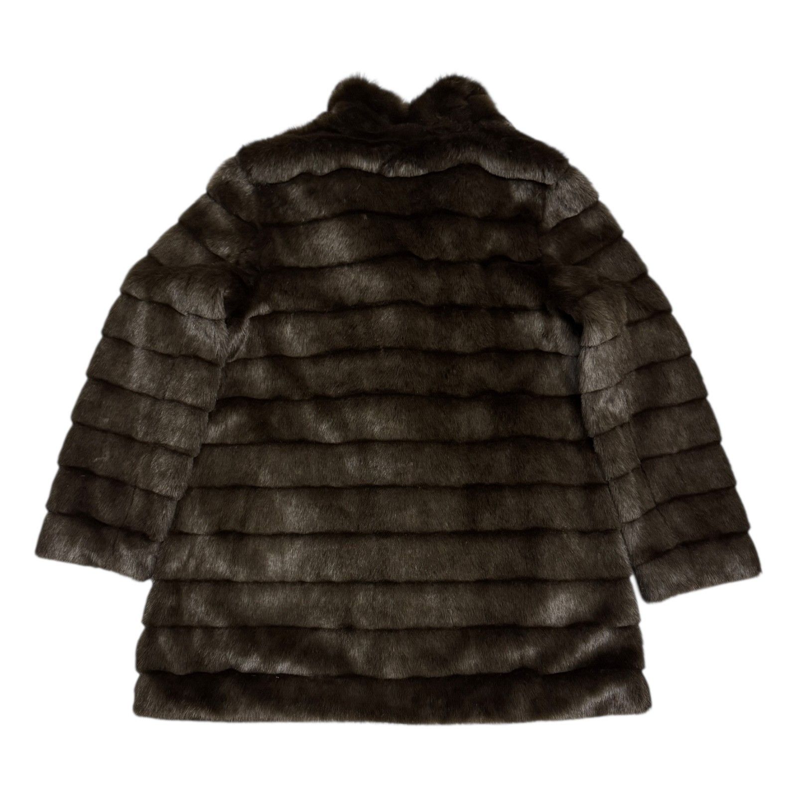 Anne Klein ANNE KLEIN Faux Fur Luxury Designer Winter Casual Coat Large Size L / US 10 / IT 46 - 3 Thumbnail