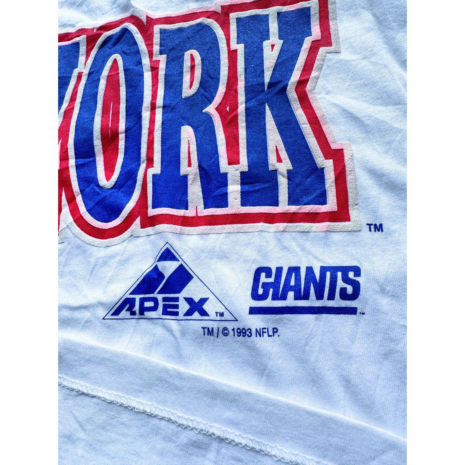 NFL × Starter NEW York Giants 90s APEX T-shirt Single-Stitch L vintage Size US L / EU 52-54 / 3 - 6 Thumbnail