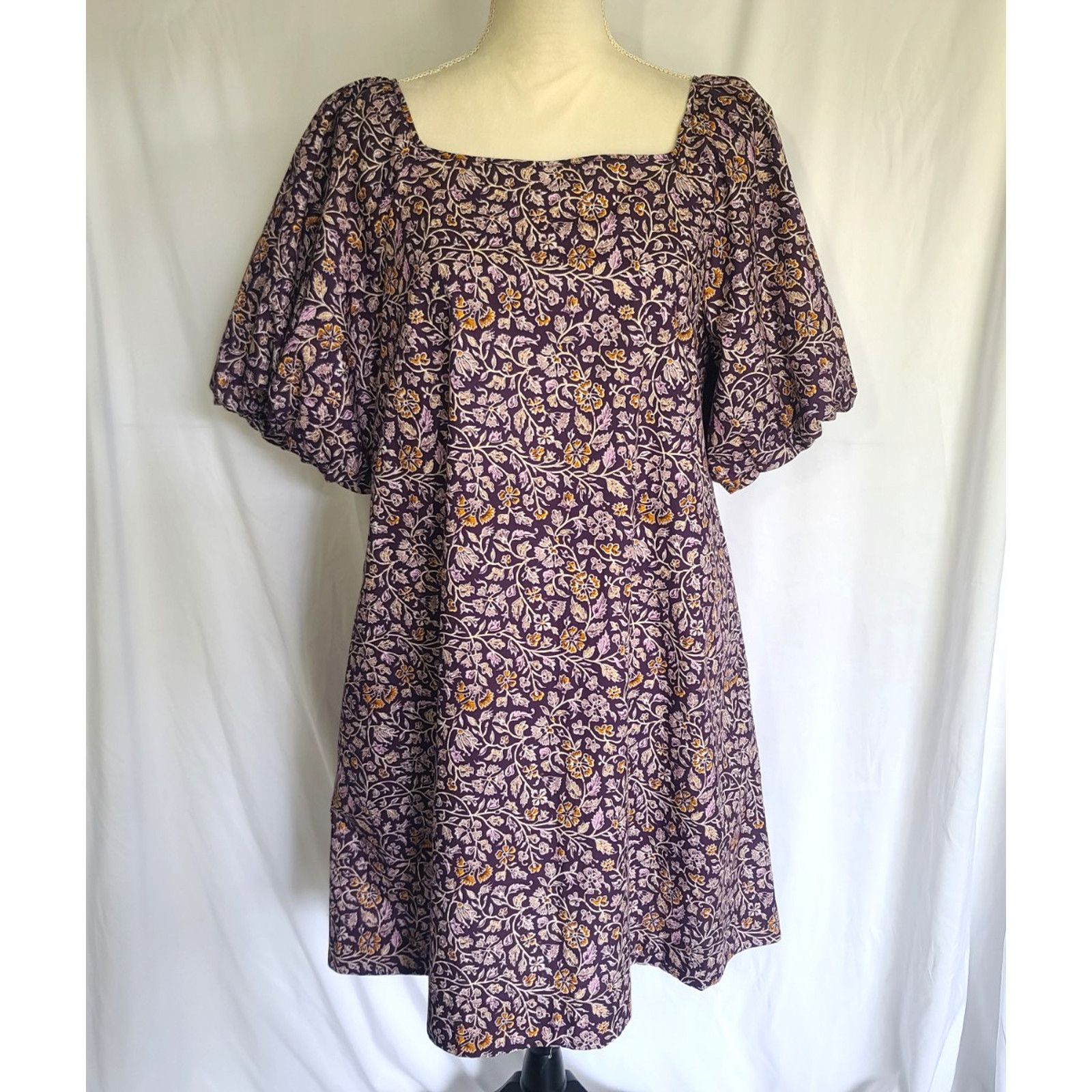 Anthropologie New Anthropologie Porridge Purple Elke Ditsy Swing Dress Med Size M / US 6-8 / IT 42-44 - 4 Thumbnail