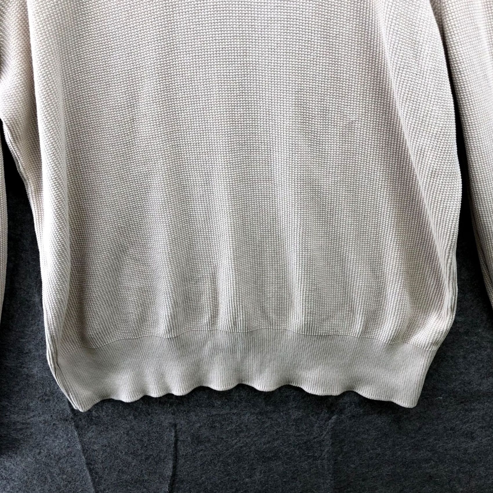 Zara Zara Crewneck Sweater Mens M Pullover Textured Relaxed Beige Size US M / EU 48-50 / 2 - 4 Thumbnail