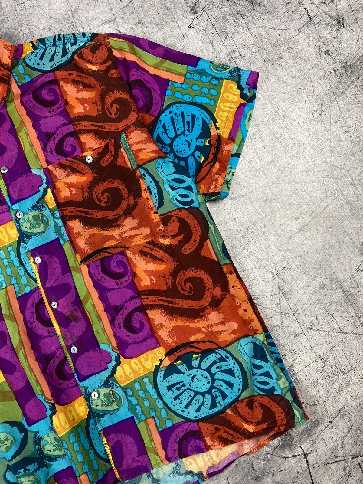 Japanese Brand Mens Vintage Hawaiian Crazy Shirt Aloha Wear Size M Size US M / EU 48-50 / 2 - 4 Thumbnail