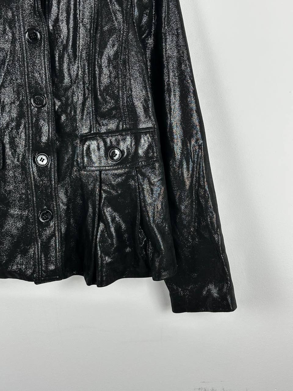 Burberry Rare Burberry Goat Skin Shine Leather Jacket Size M / US 6-8 / IT 42-44 - 5 Thumbnail