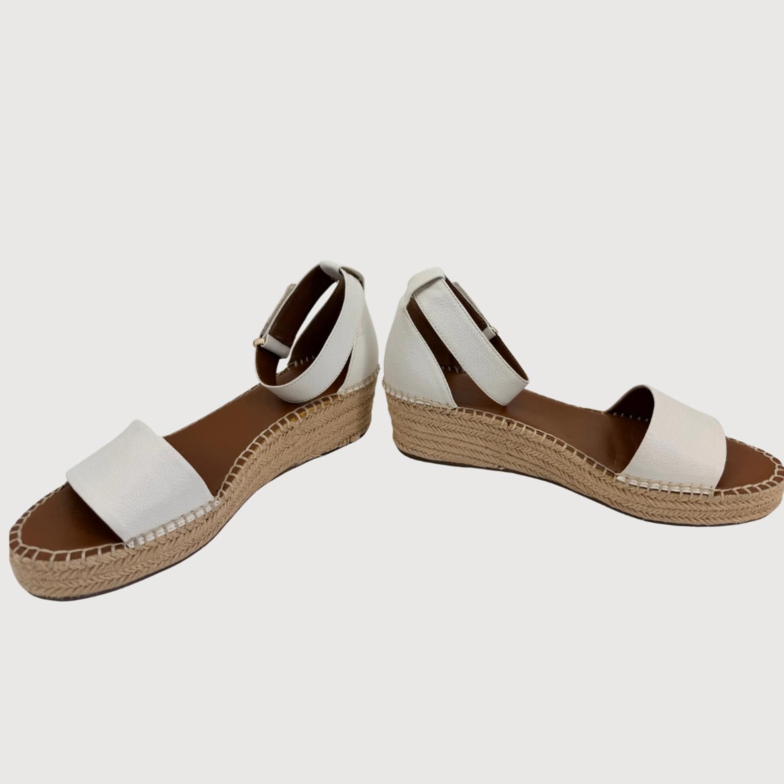 Other Franco Sarto Pela Espadrille Wedge Sandals Ivory 10 Size US 10 / IT 40 - 3 Thumbnail