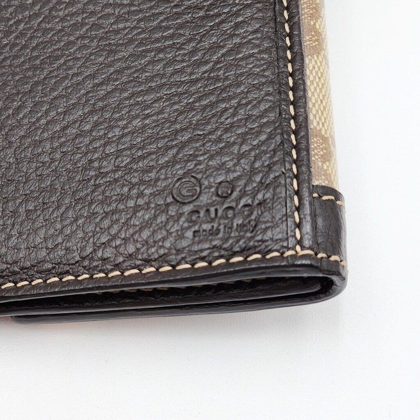 Gucci Gucci Monogram Continental Charmy Wallet Brown Size ONE SIZE - 7 Thumbnail