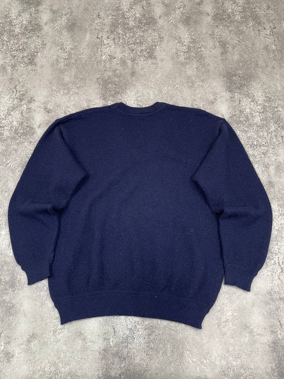 Lacoste Lacoste Men’s Vintage Sweater V Neck Navy Size Large Size US L / EU 52-54 / 3 - 7 Thumbnail