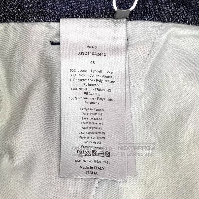Dior Dior Dark blue zipper pocket three-dimensional tailoring d Size US 30 / EU 46 - 7 Thumbnail
