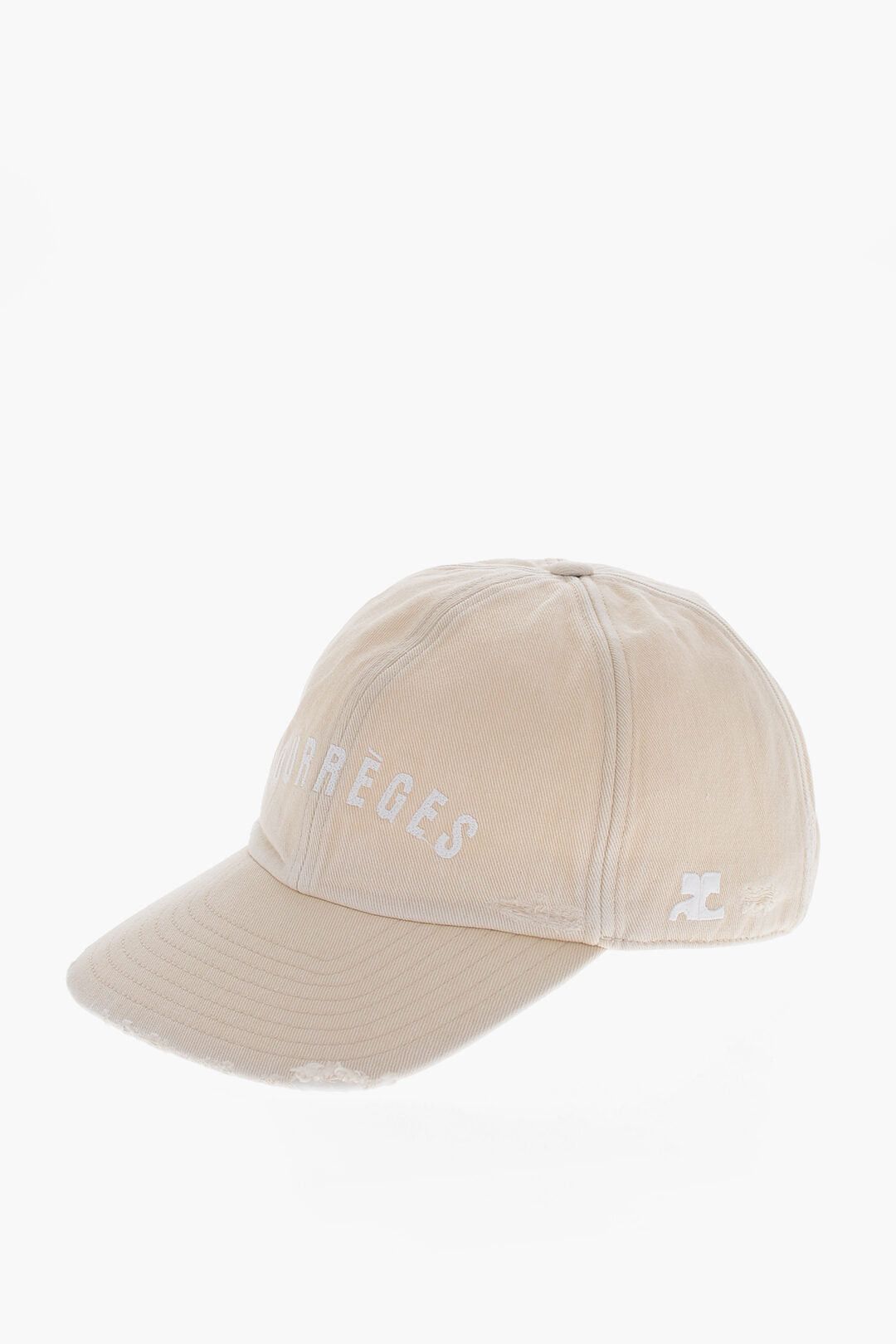 Courreges Canvas Baseball Cap with Embroidered Logo Size ONE SIZE - 1 Thumbnail