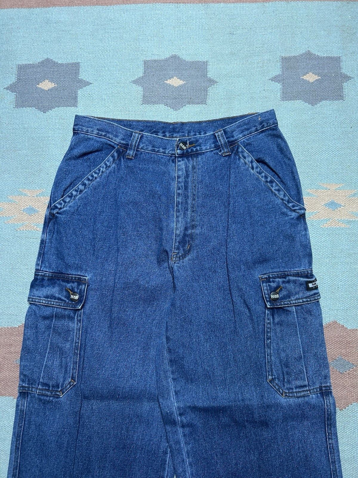 Vintage Vtg y2k baggy jeans Mac sport cargo wide pipes skater 32x32 Size US 32 / EU 48 - 5 Thumbnail