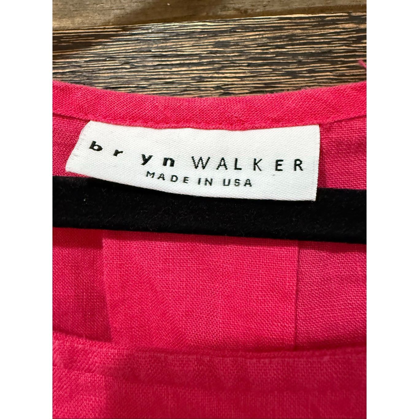 Bryn Walker Bryn Walker Hi-Lo Zaida pink hibiscus linen tunic dress size Size M / US 6-8 / IT 42-44 - 3 Thumbnail