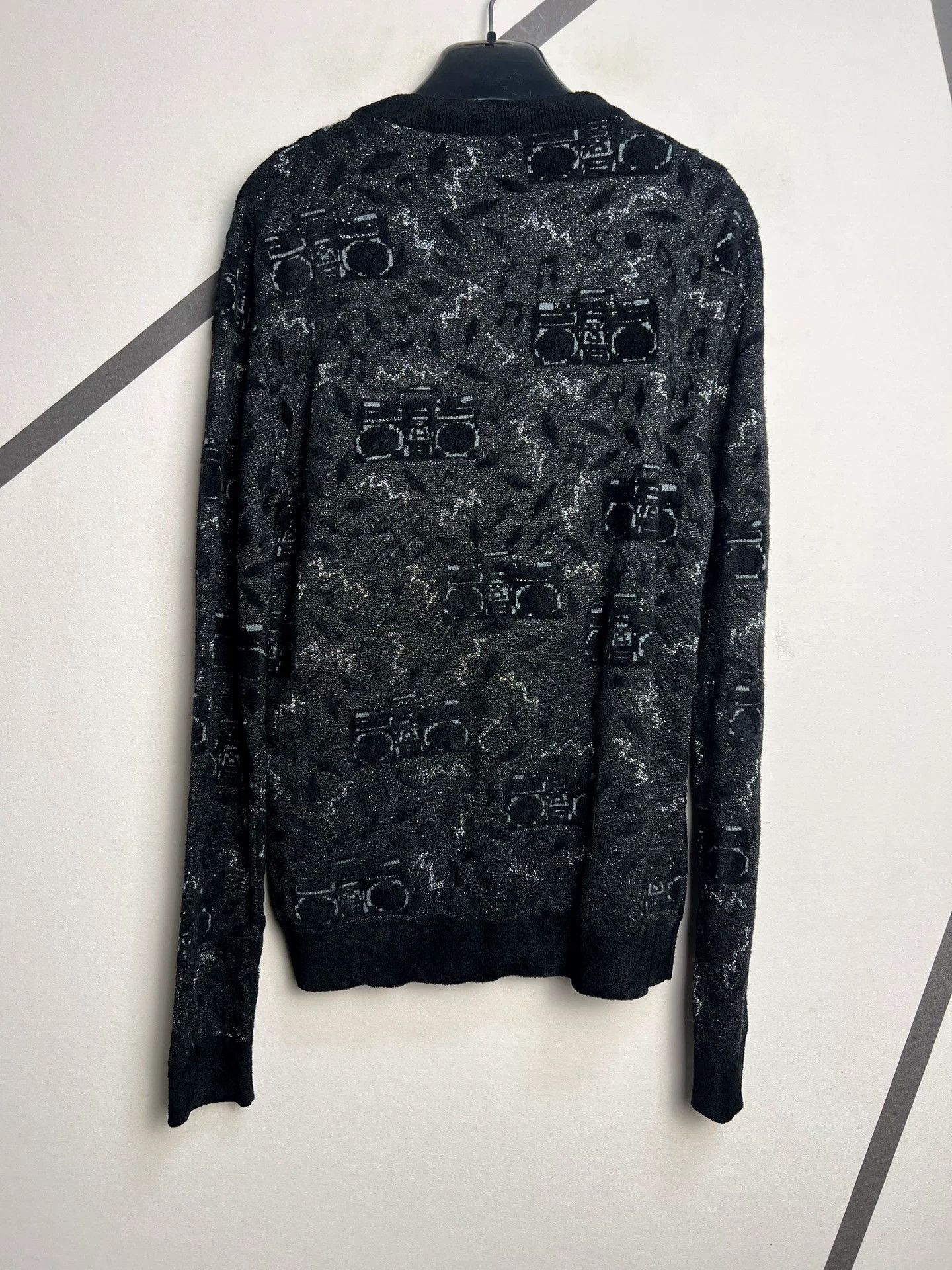 Saint Laurent Paris Authentic Saint Laurent SLP 2019 Flocked Sweater Size US XS / EU 42 / 0 - 2 Thumbnail