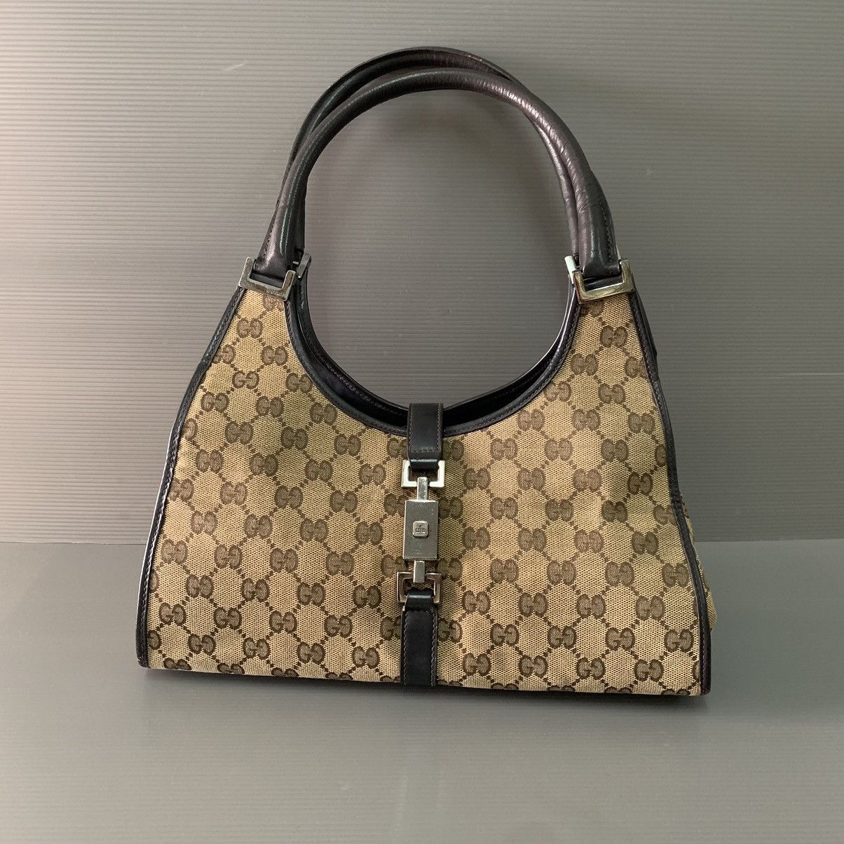 Gucci Jackie Monogram Hobo Bag