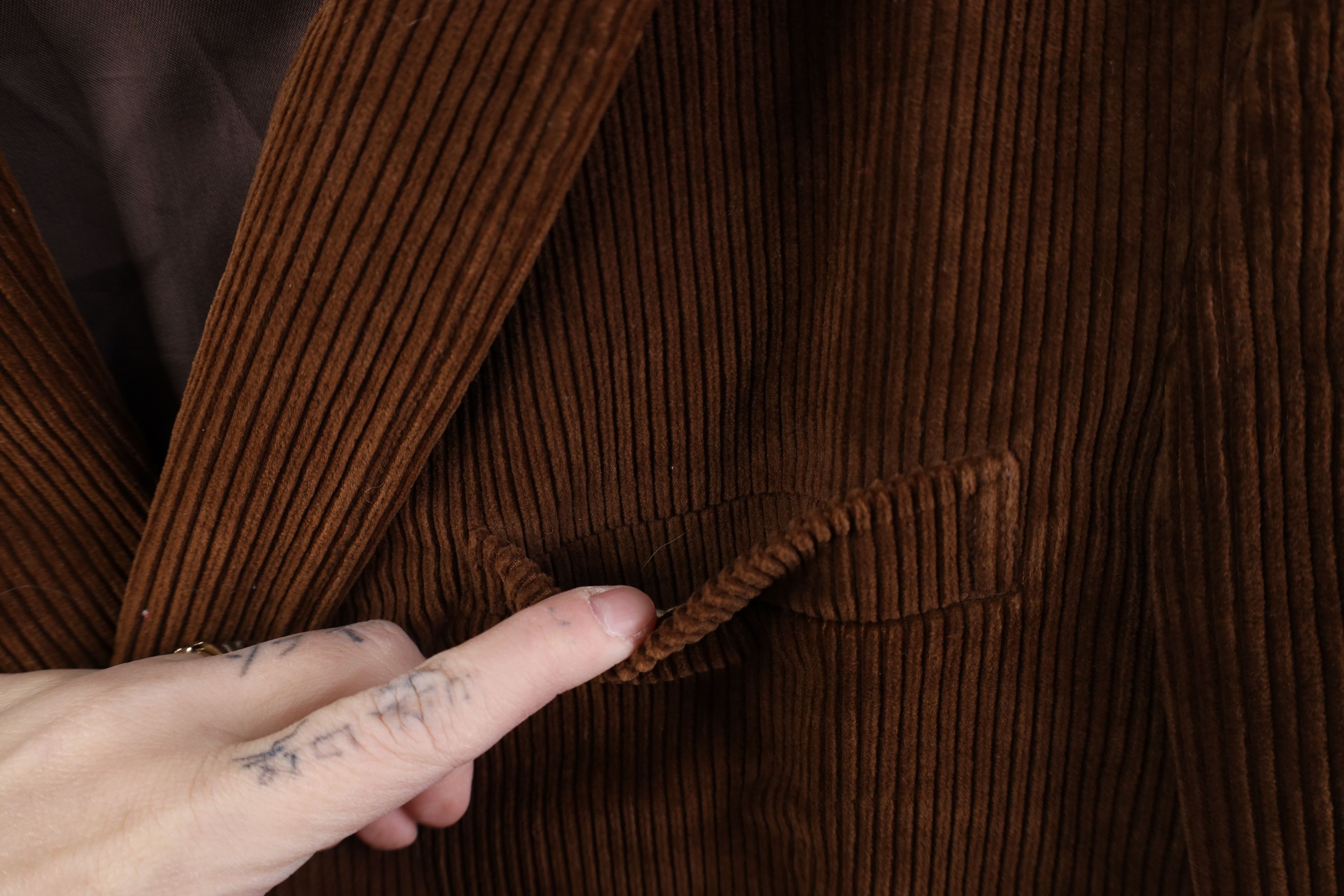 Vintage Vintage 70s Streetwear Suit Coat Blazer Jacket Brown Size US XXL / EU 58 / 5 - 5 Thumbnail