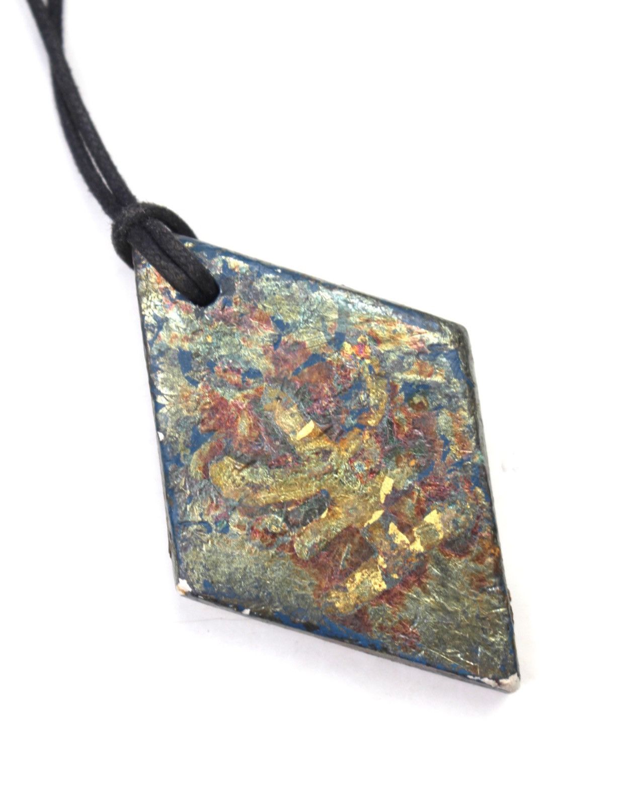 If Six Was Nine 2000S JAPANESE MADE HAND-PAINTED GOLD FOIL DIAMOND NECKLACE Size ONE SIZE - 3 Thumbnail