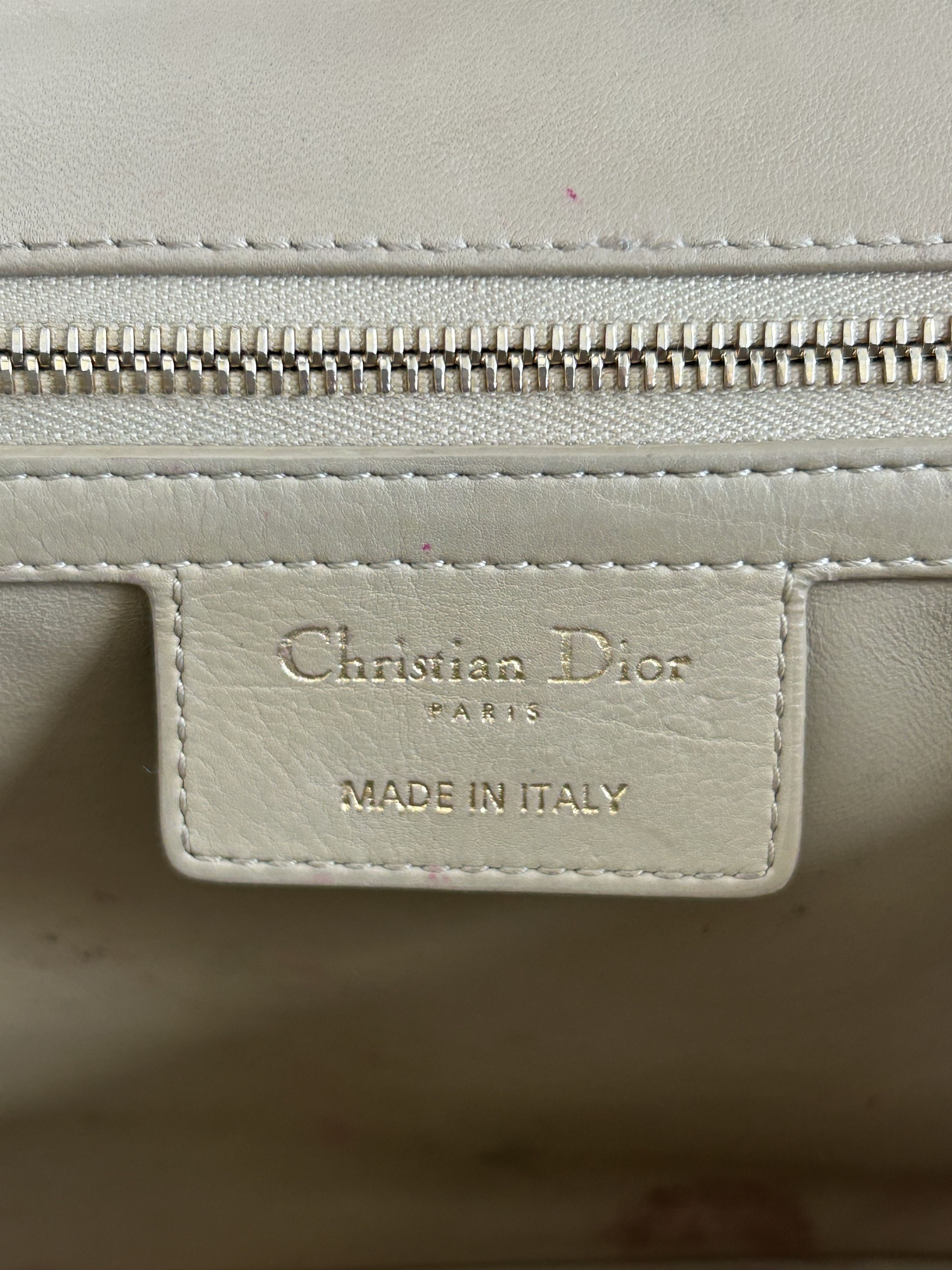 Dior Dior Beige Cannage Caro Large Shoulder Bag Size ONE SIZE - 8 Thumbnail