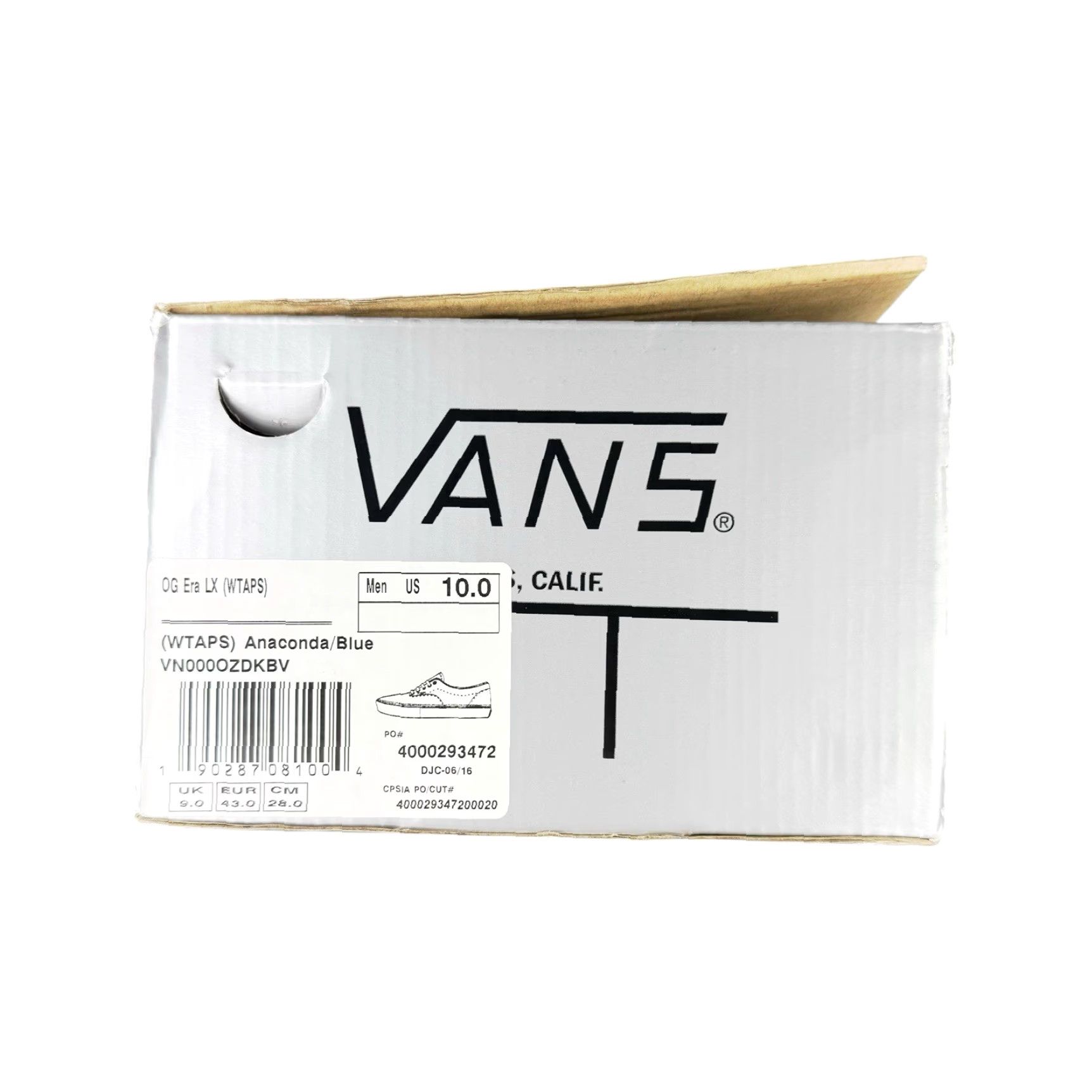 Vans VANS Era LX Anaconda Snake Skin Blue Mens Size 10 New With Box Vintage 2015 WTAPS Sneaker Shoes Size US 10 / EU 43 - 7 Thumbnail