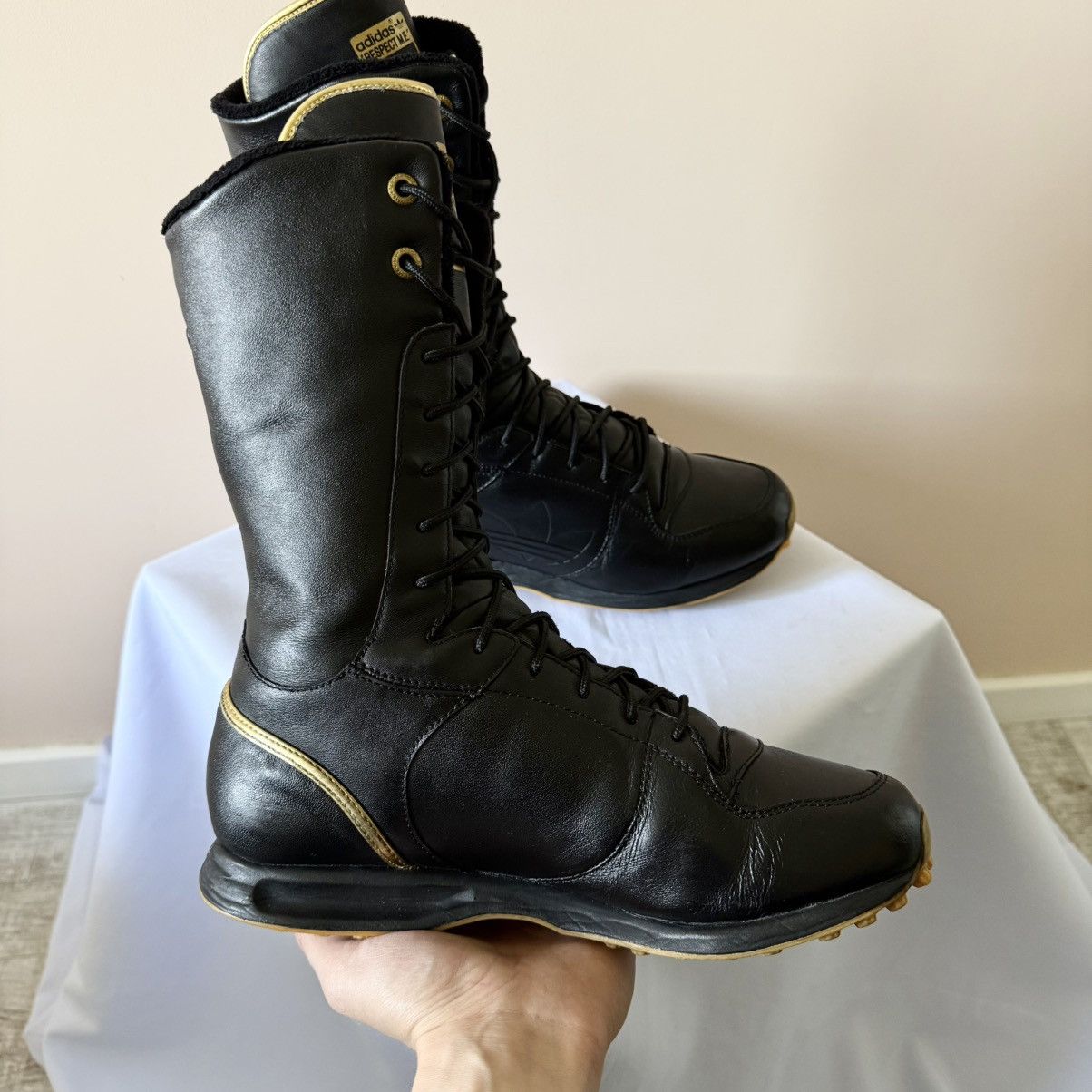 Adidas Adidas Missy Elliott Fur Leather Moto Boxing Shoes Boots Y2K Size US 10.5 / IT 40.5 - 9 Thumbnail