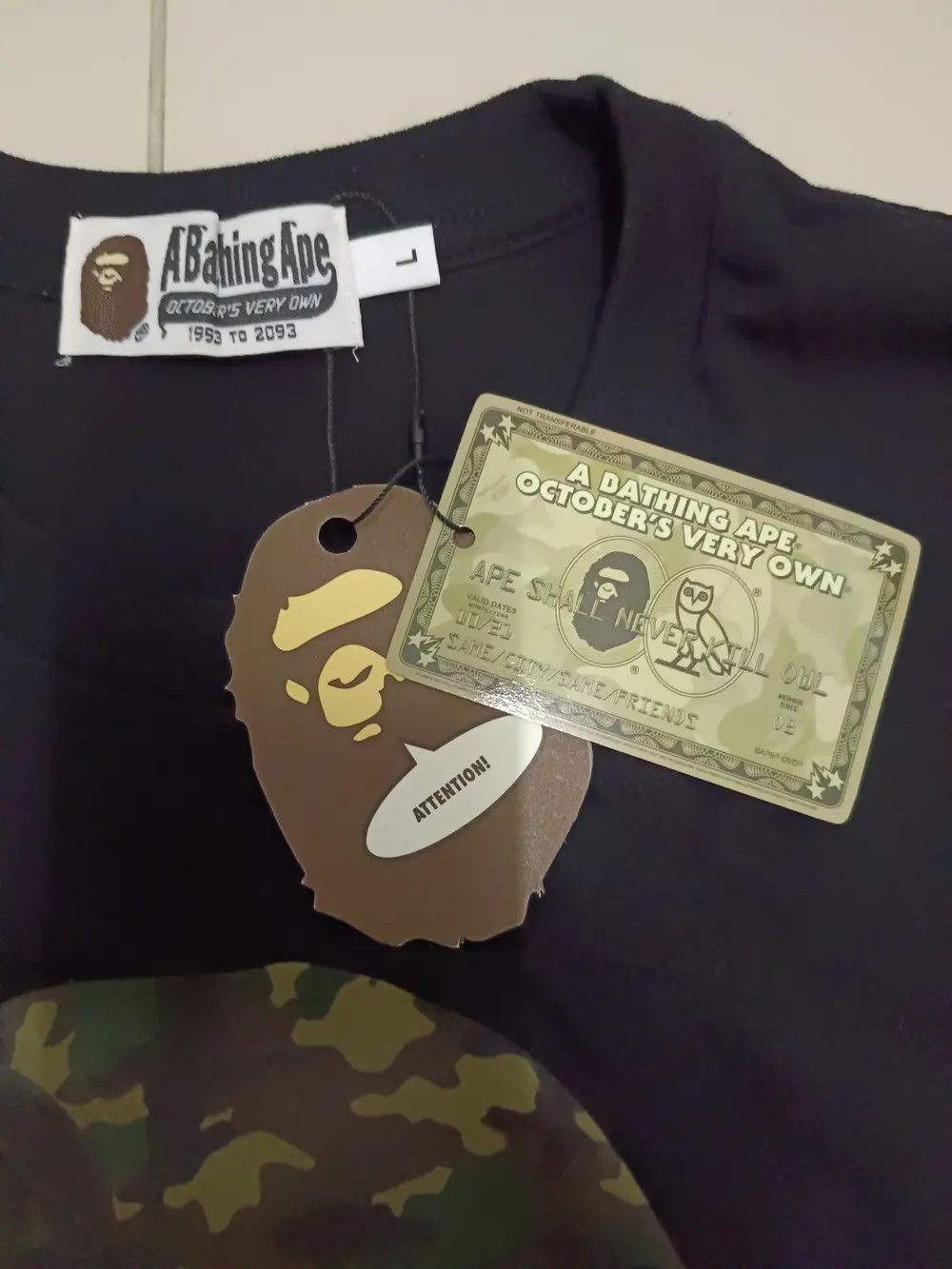 Bape × October's Very Own Bape Tee Size US XL / EU 56 / 4 - 4 Thumbnail