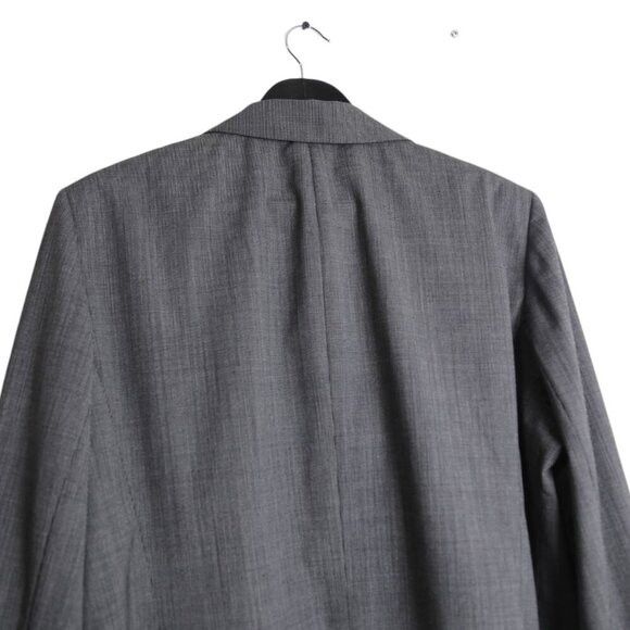 Lafayette 148 Lafayette 148 New York Blazer Jacket Charcoal Wool Blend Size XXL / US 16-18 / IT 52-54 - 6 Thumbnail
