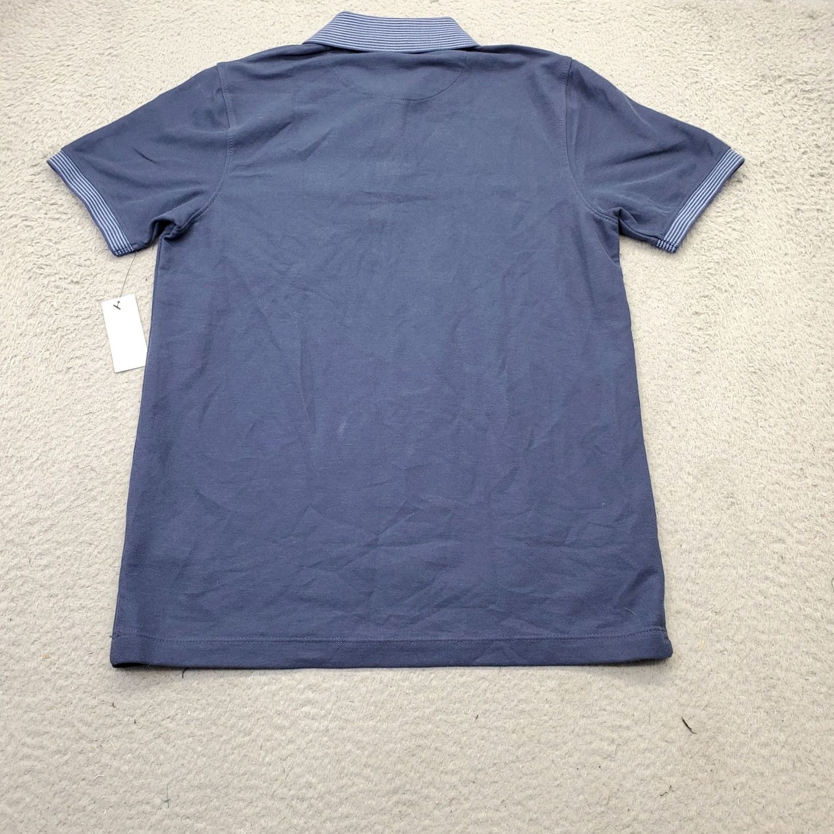 Van Heusen Van Heusen Polo Shirt Men S Blue Collared Easy Care Stretch Size US S / EU 44-46 / 1 - 2 Thumbnail