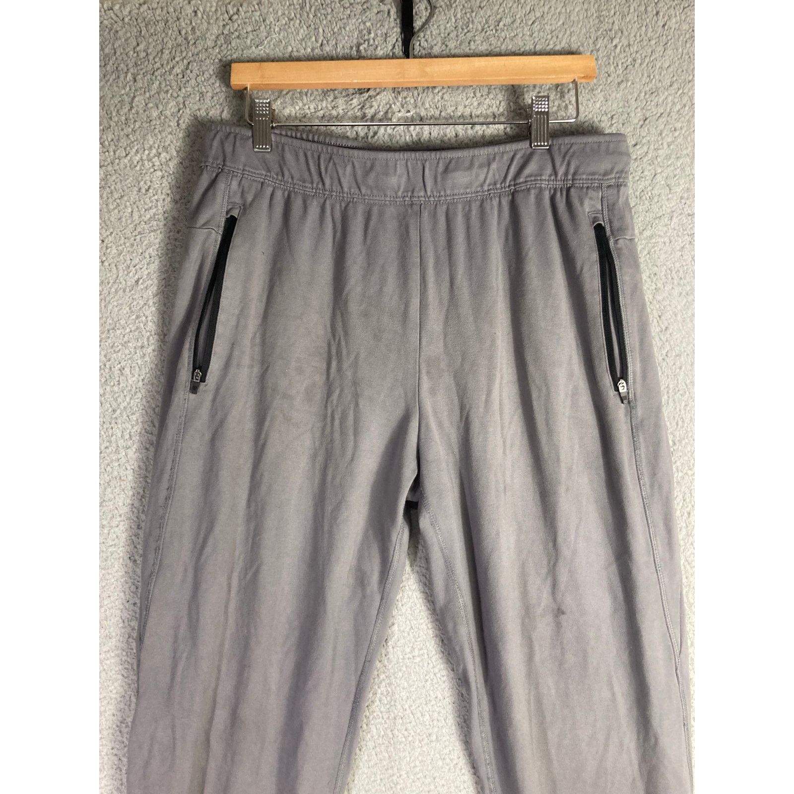 Athletic Works Men's Gray Jogger Pants Size L Athletic Fit Lightweight Size US 32 / EU 48 - 5 Thumbnail