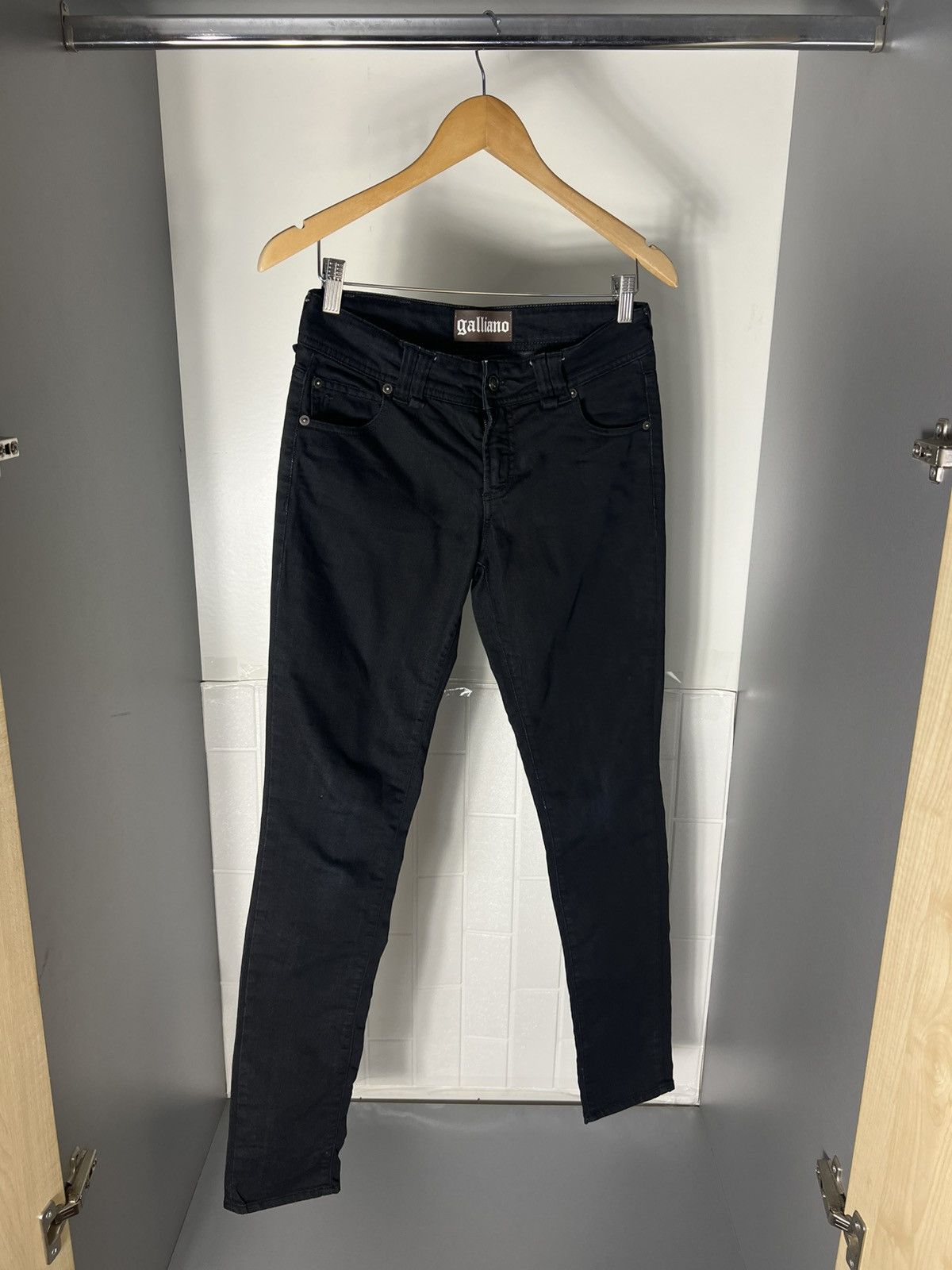John Galliano × Vintage VERY RARE JOHN GALLIANO DENIM JEANS ITALIAN DESIGNER LUXURY Size 30" / US 8 / IT 44 - 3 Thumbnail