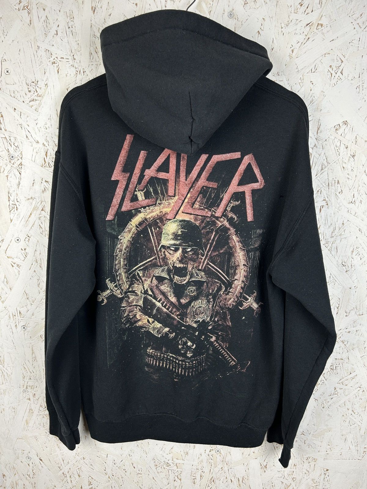 Band Tees Vintage Slayer Dead Soldier Thrash Metal Band Hoodie Size L Size US M / EU 48-50 / 2 - 4 Thumbnail