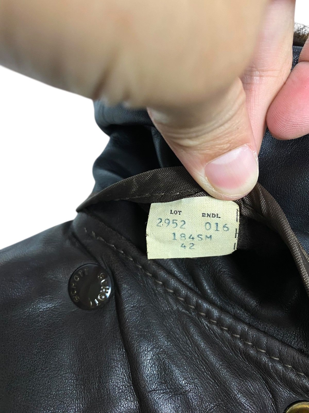 Schott Rare‼️ Vtg Schott N.Y.C G-1 Bomber Leather Fur Collar Usa Size US M / EU 48-50 / 2 - 15 Thumbnail